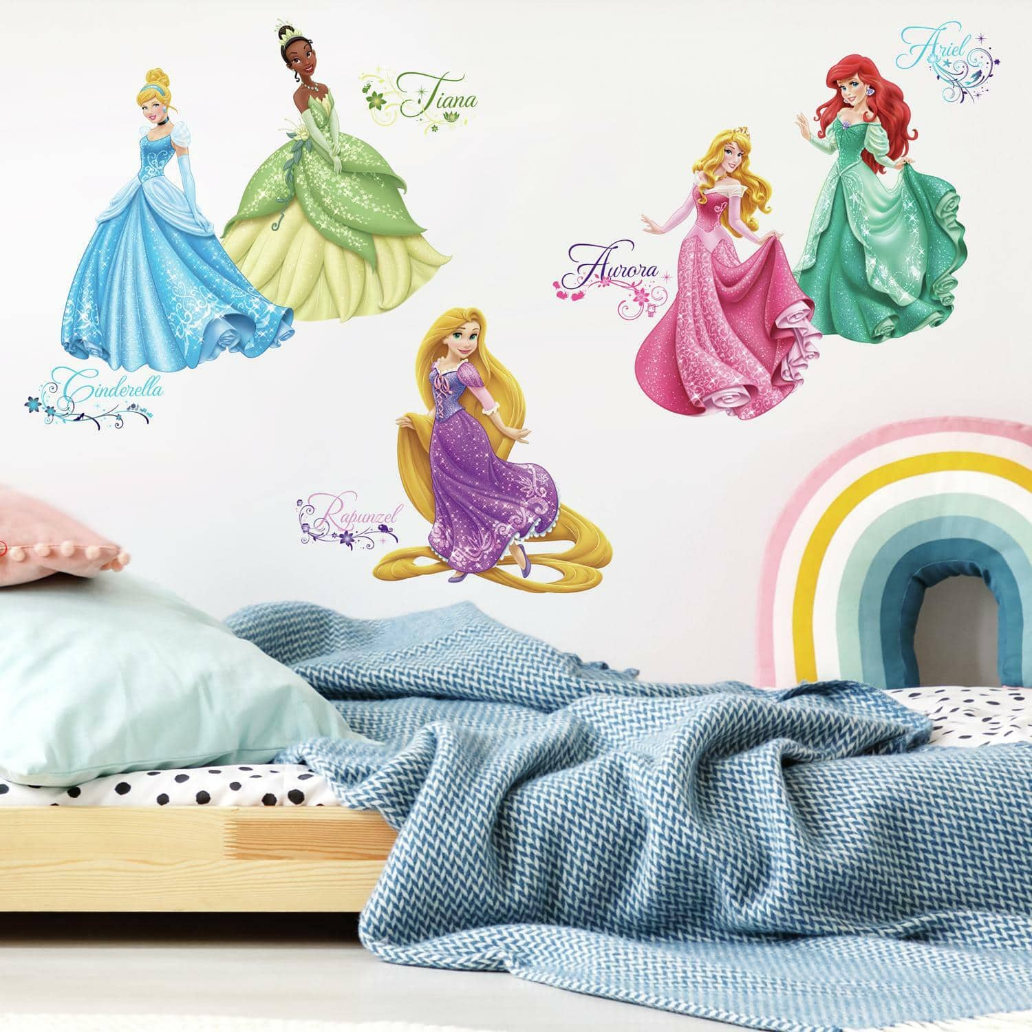 RoomMates Disney&#xAE; Princess Royal Debut Peel &#x26; Stick Wall Decals