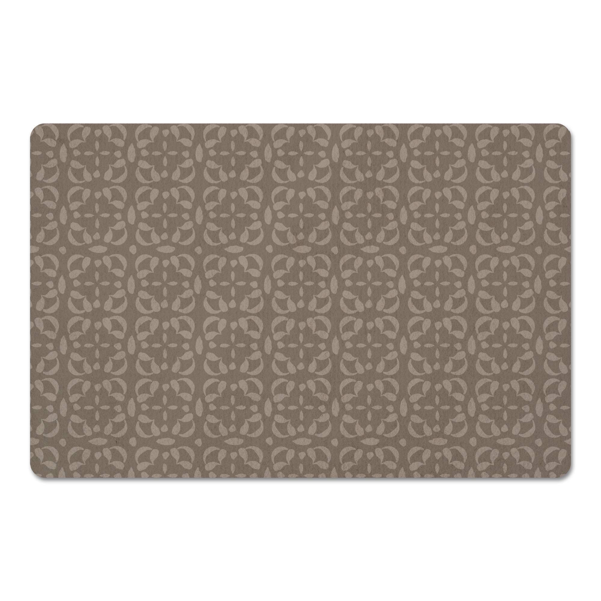 Intricate Circle Stack Floor Mat