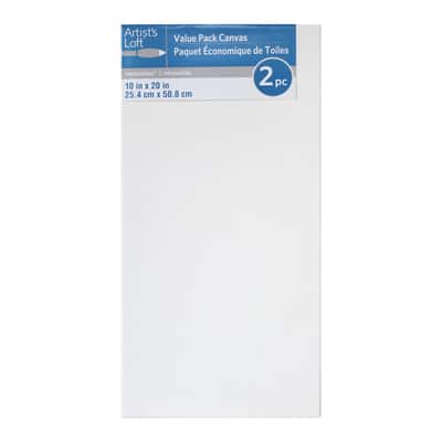 2 Pack 10" x 20" Value Pack Canvas by Artist’s Loft™ Necessities™ image