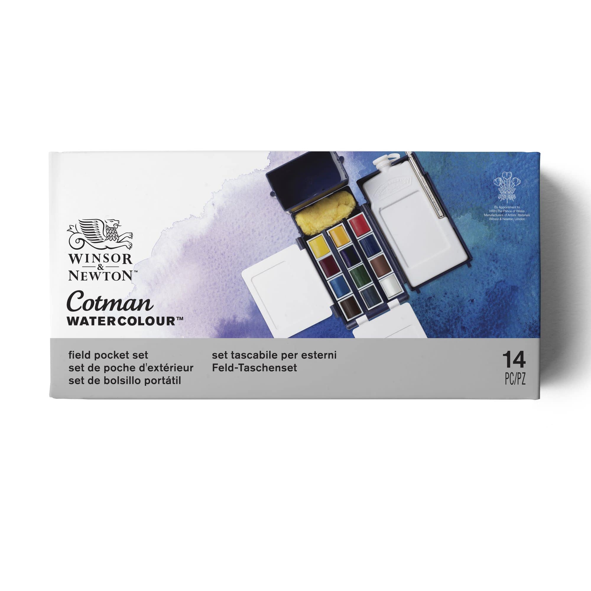 Winsor & Newton® Cotman® Watercolor Field Box Set - 12 Half Pans