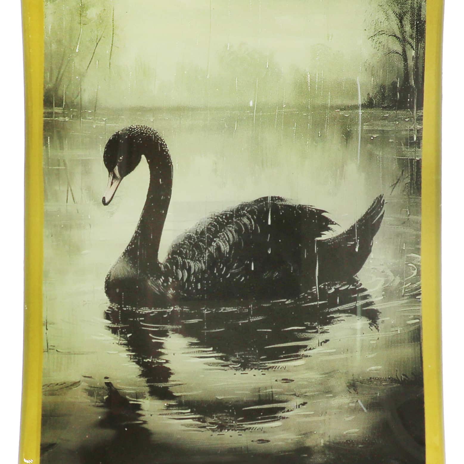 5.5&#x22; Black Swan Glass Trinket Dish by Ashland&#xAE;