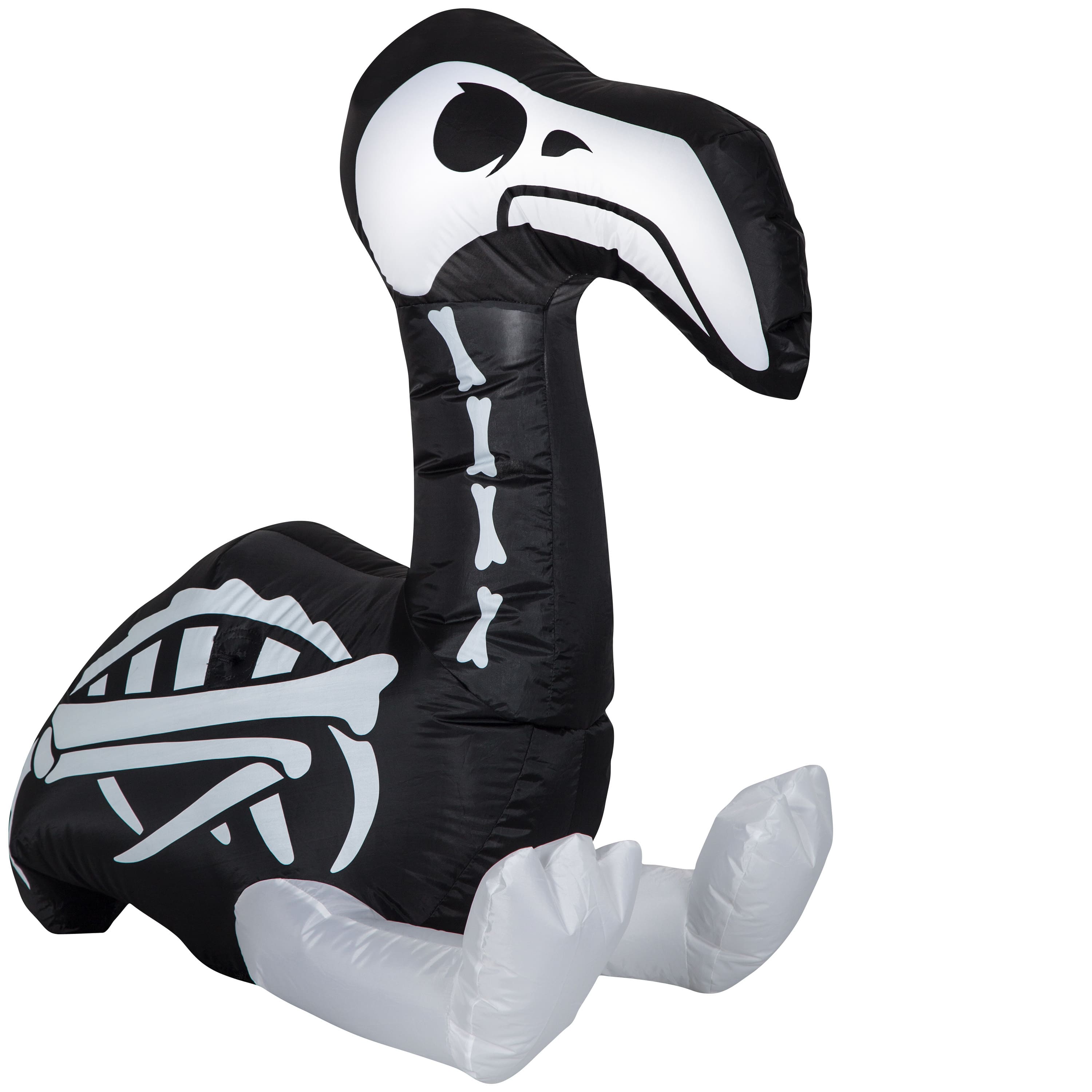 3ft. Airblown&#xAE; Inflatable Halloween Skeleton Flamingo