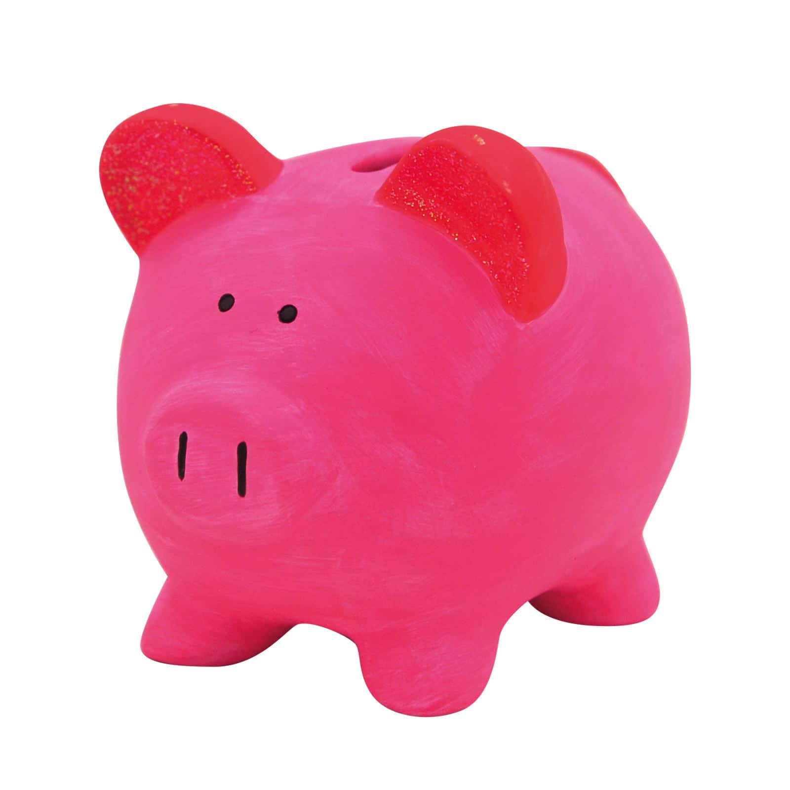 Paint Your Own Piggy Bank Ceramic Novelty Money Box Saving Kids Craft Gift 