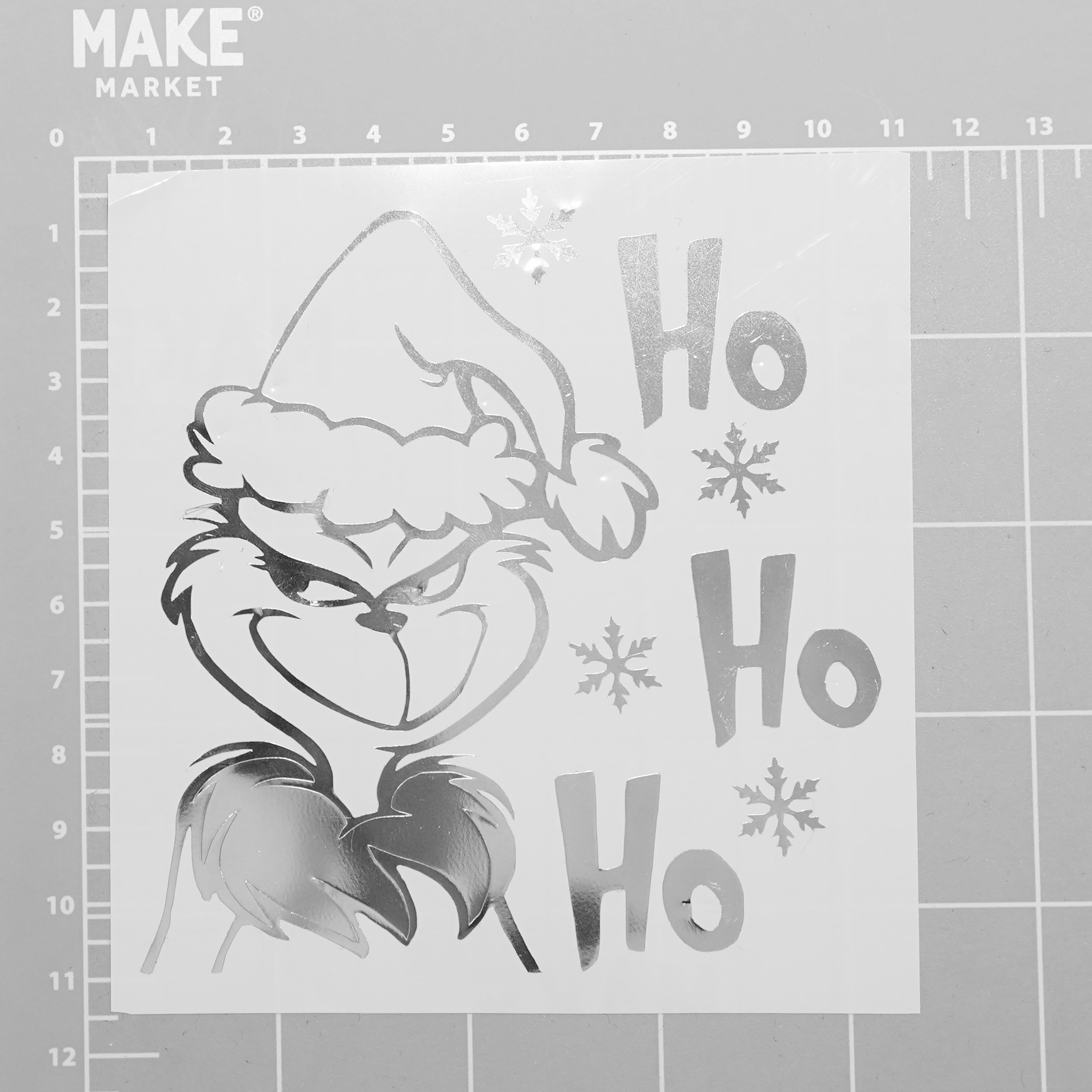 12 Pack: Chrome Foil Permanent Vinyl by Make Market®