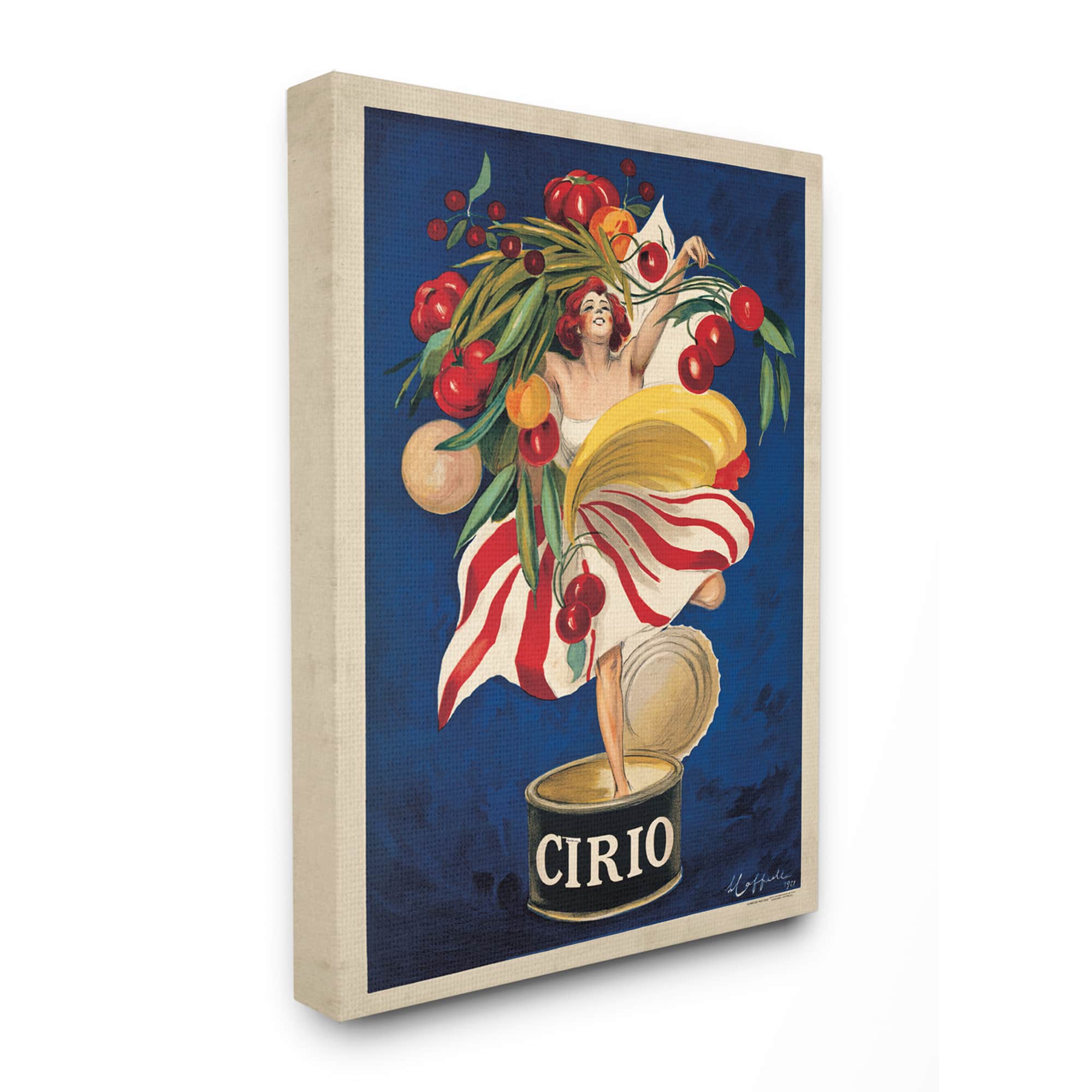 Stupell Industries Cirio Vintage Poster Canvas Wall Art