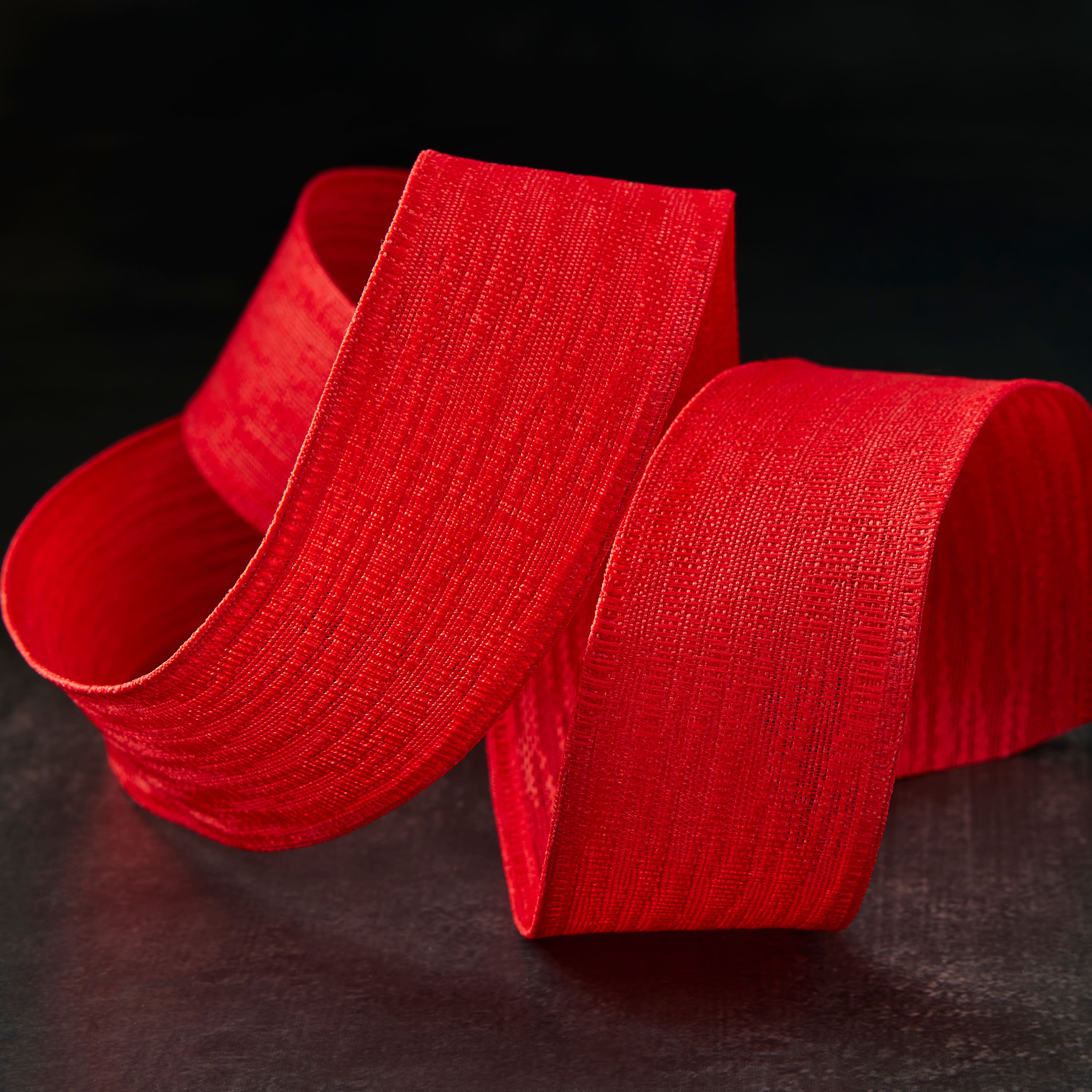 12 Pack: 1.5" x 3yd. Red Wired Ribbon by Celebrate It™ Classic