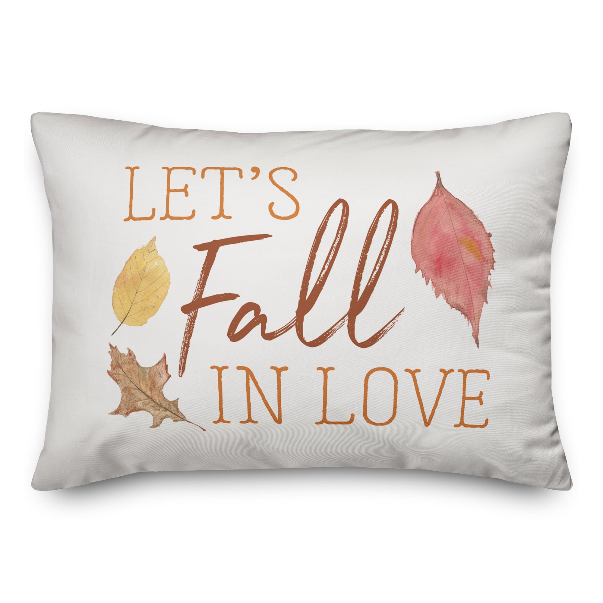 Let&#x27;s Fall In Love Throw Pillow