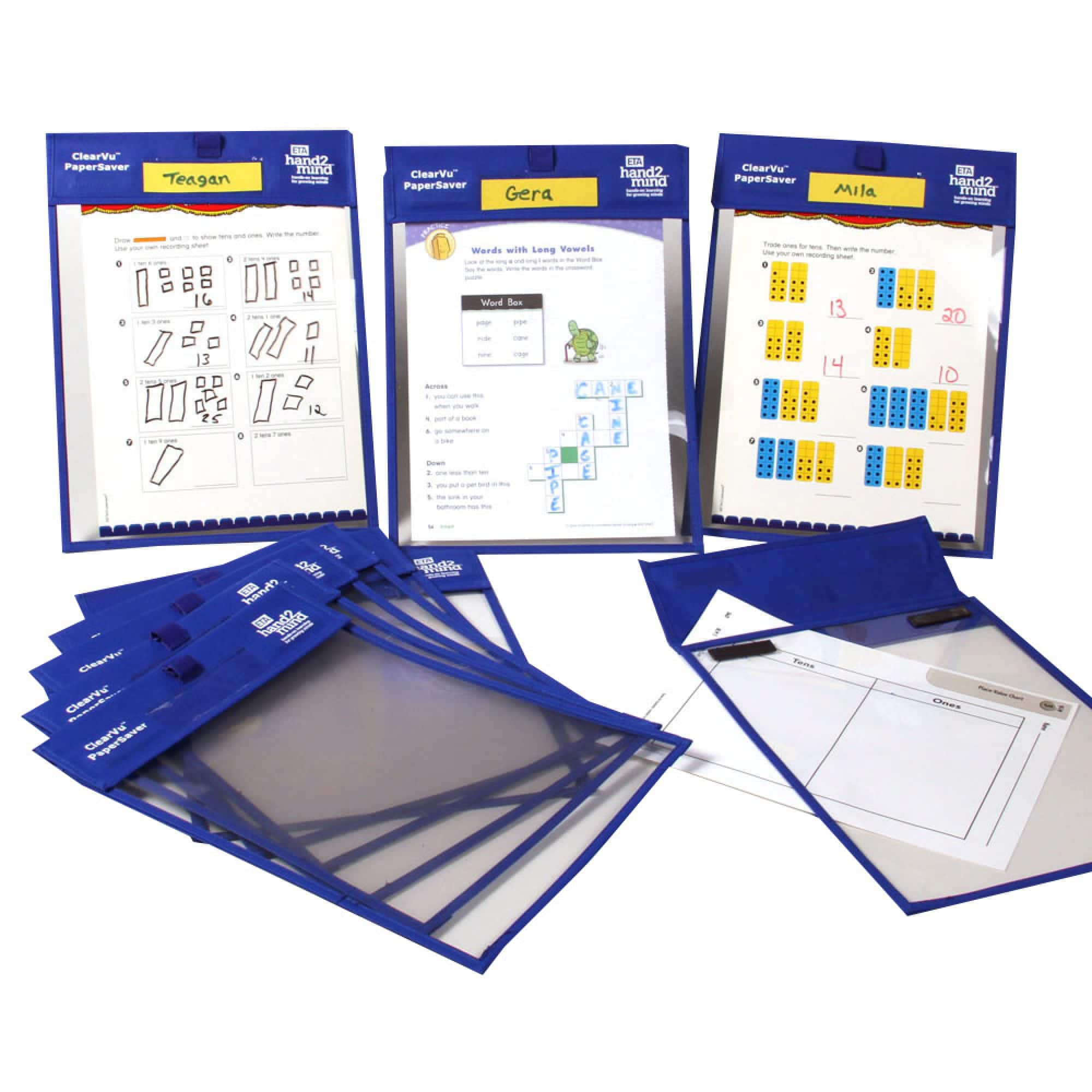 hand2mind Reusable ClearVu Dry Erase Pockets Michaels