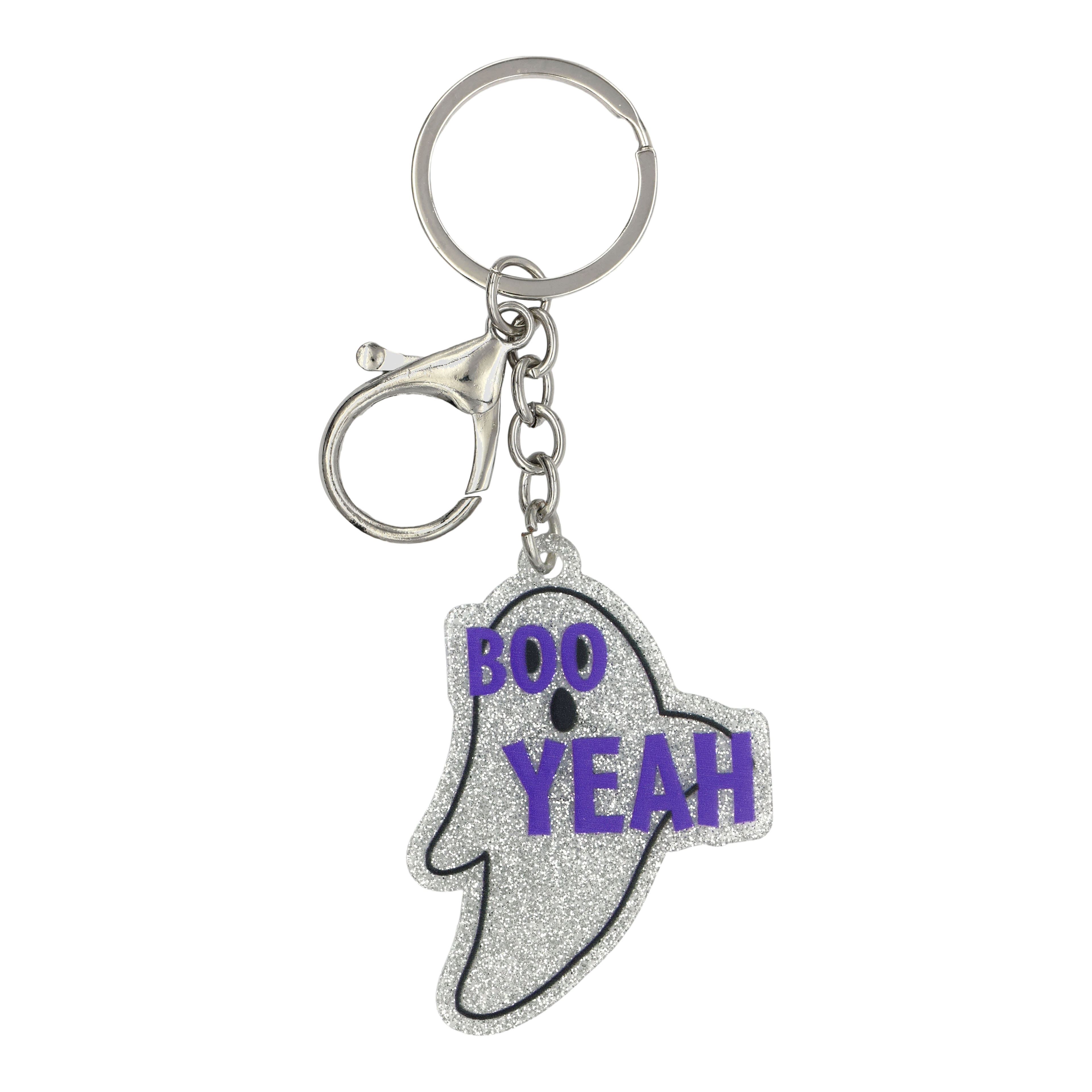 Silver & Blue Ghost Keychain by Creatology™ | 4.75" | Michaels®