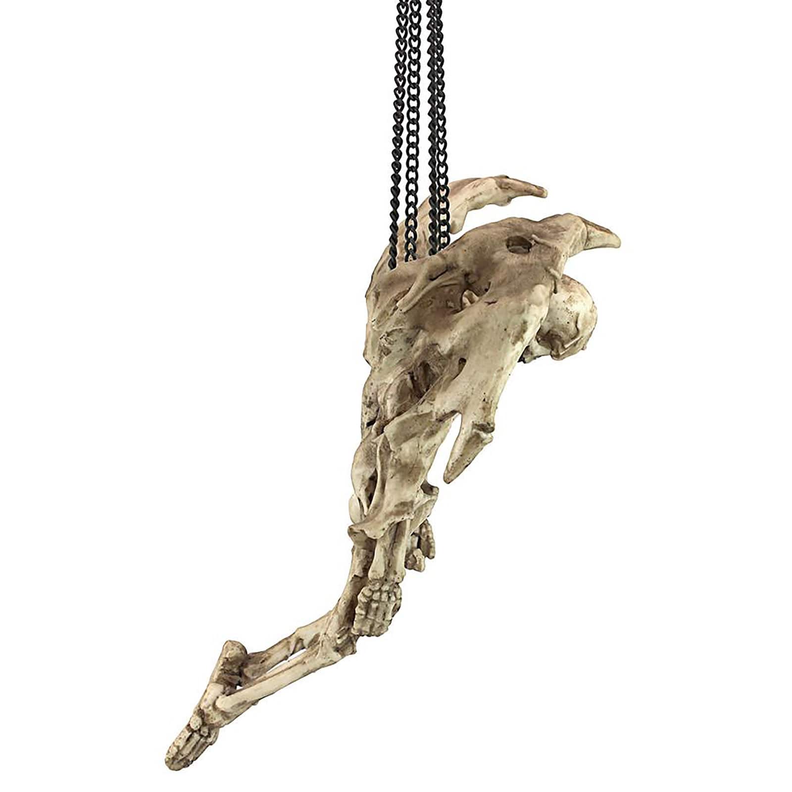 Design Toscano Suspending Death Gothic Hanging Skeleton Sculpture