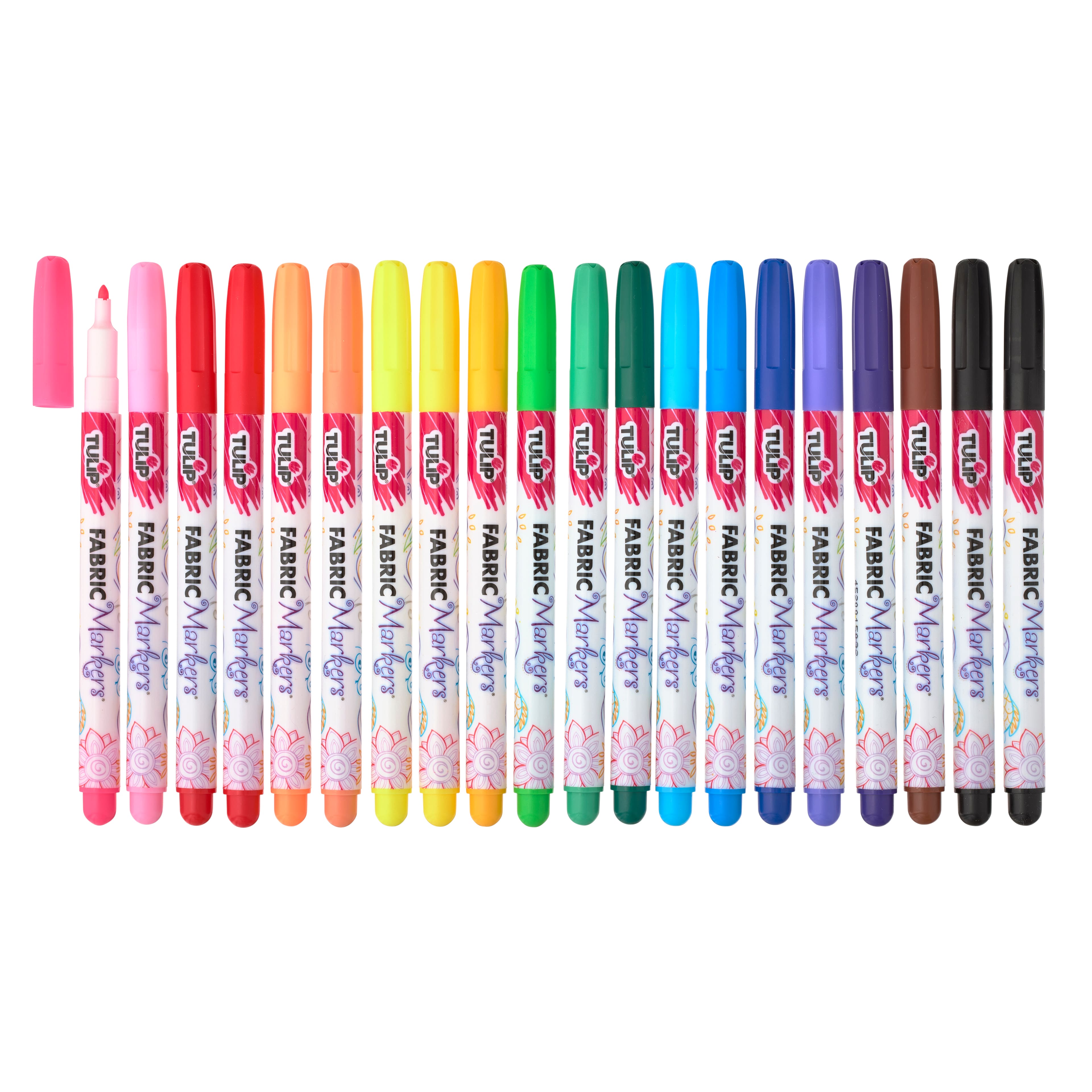 Tulip® Fabric Markers® Fine Writers, 20 Pack