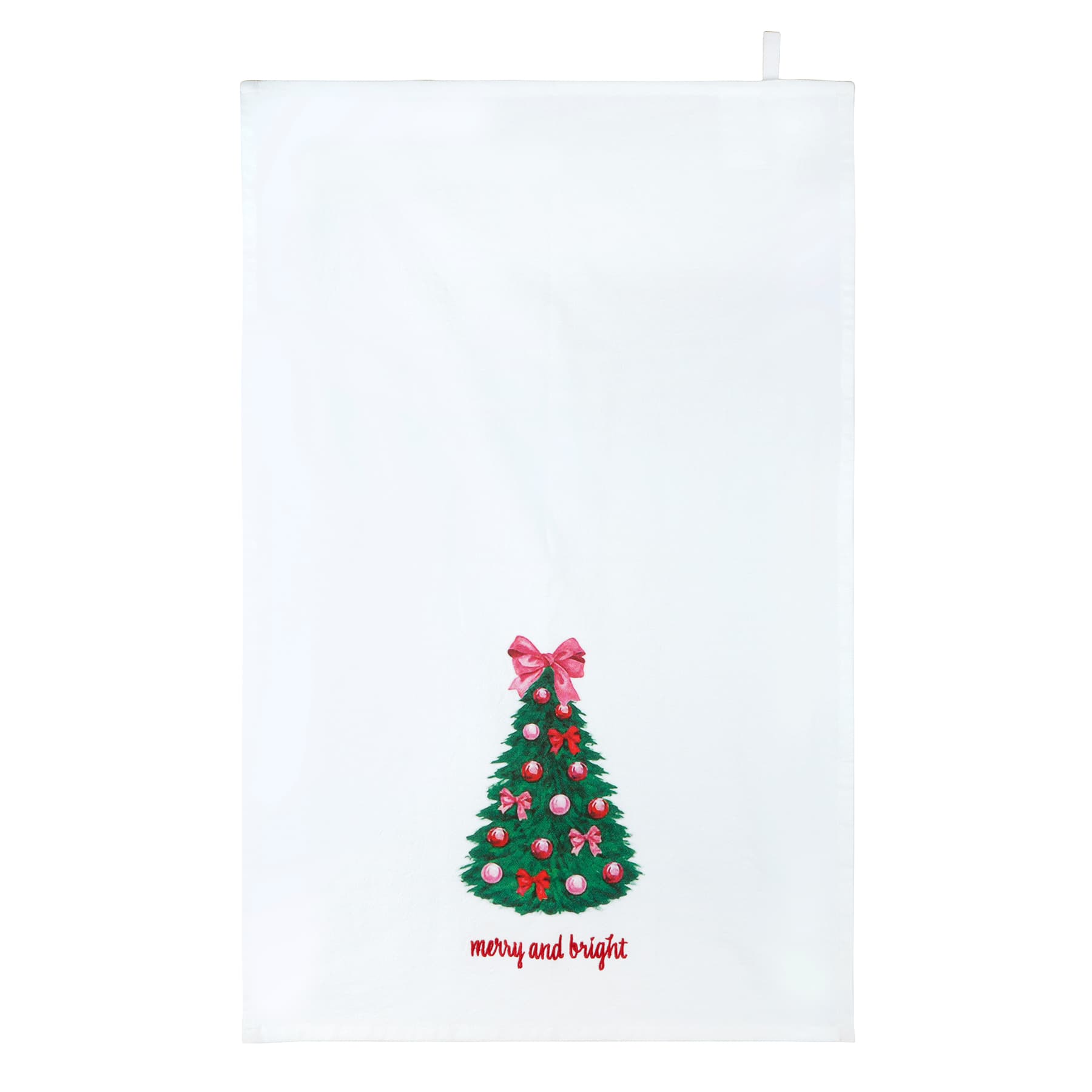 Tree with Bow Tea Towel by Makery&#x2122;