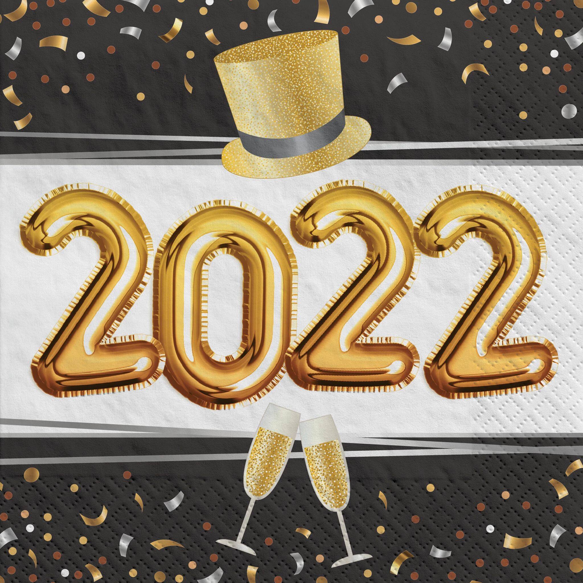 Happy New Year 2022 Napkins 2022 New Year Pop Clink Cheers Lunch Napkins Michaels Happy New Year 2022 Napkins 2022 New Year Pop Clink Cheers Lunch Napkins Michaels