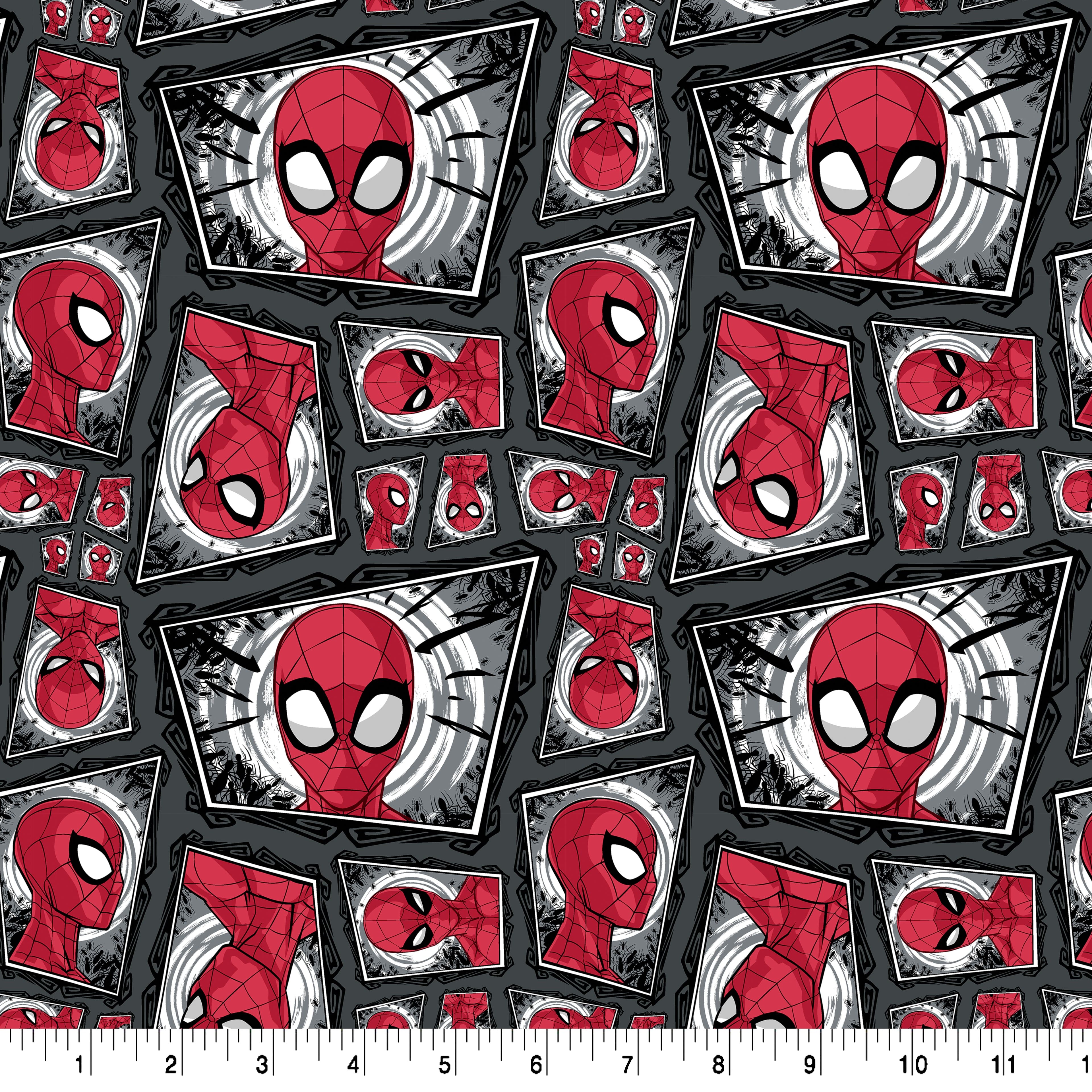 Marvel&#xAE; Spider-Man Comic Swirl Cotton Fabric