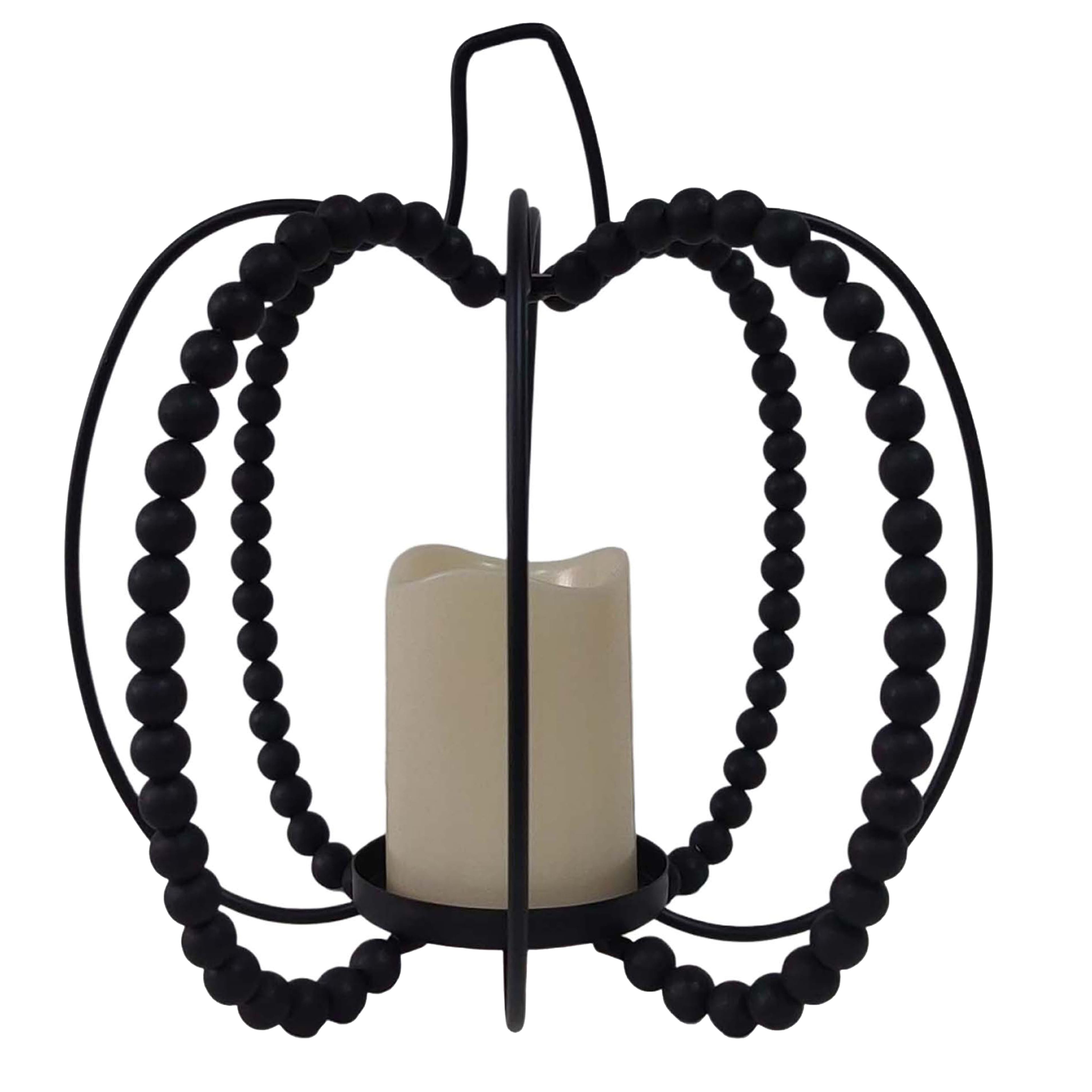 10.5&#x22; Bead LED Lighted Pumpkin Lantern by Ashland&#xAE;
