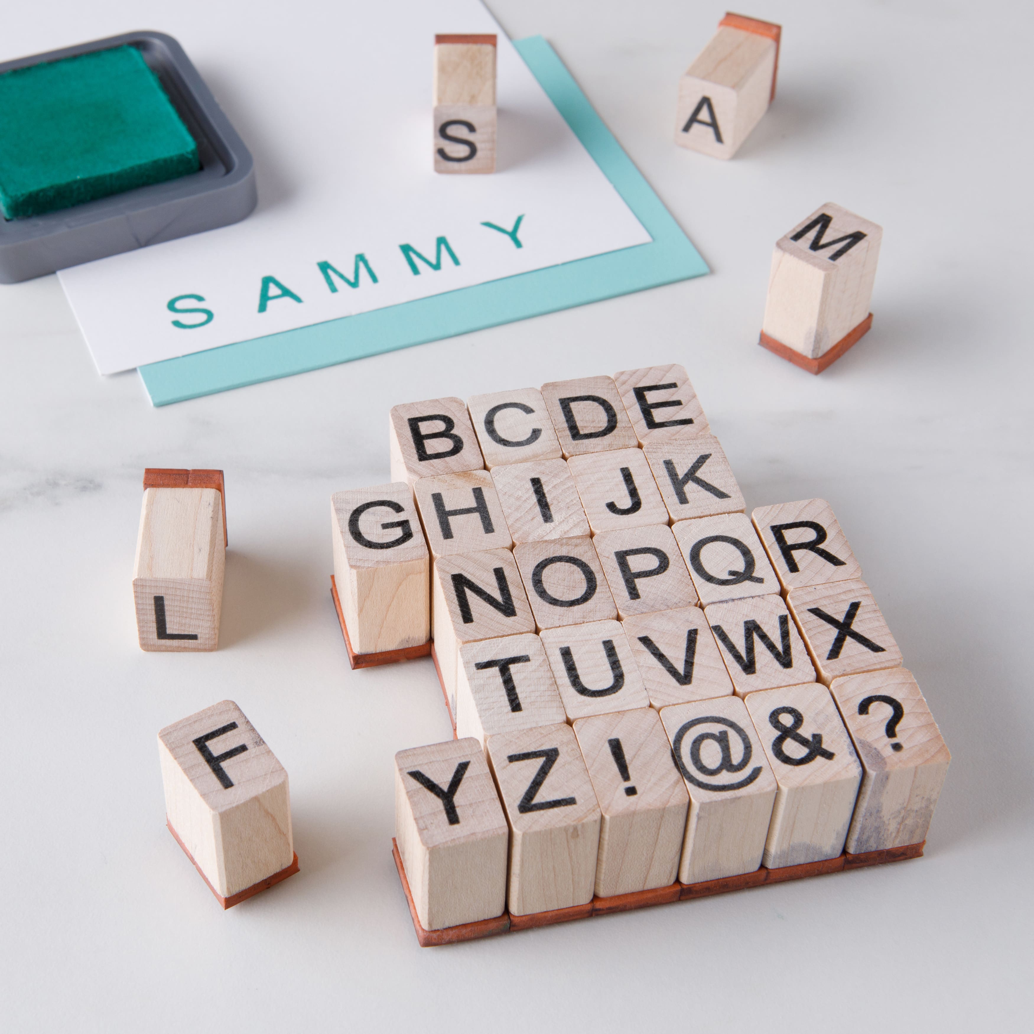 Upper Case Alphabet Wood Stamp Kit by Recollections™