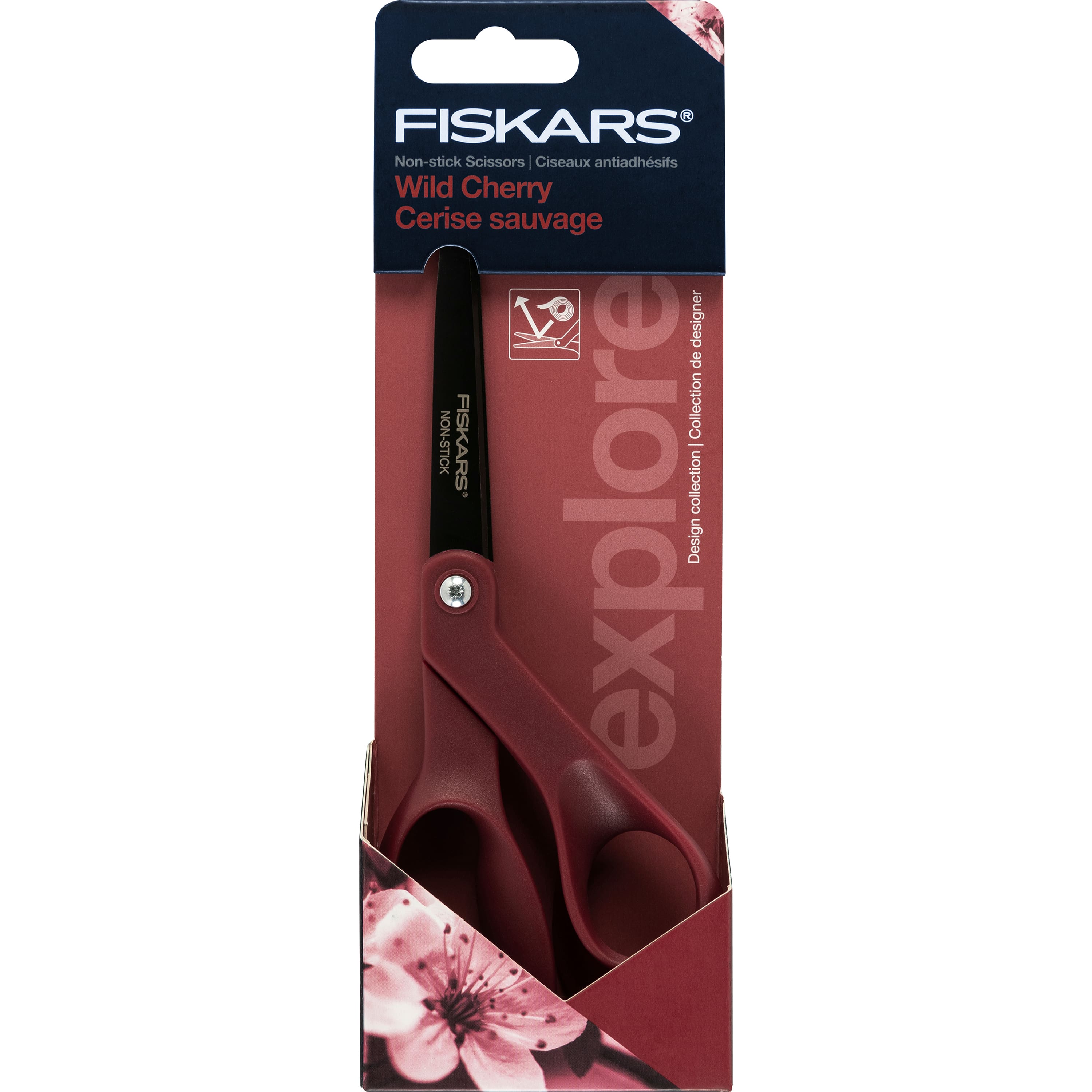 Fiskars&#xAE; 8&#x22; Wild Cherry Non-Stick Scissors
