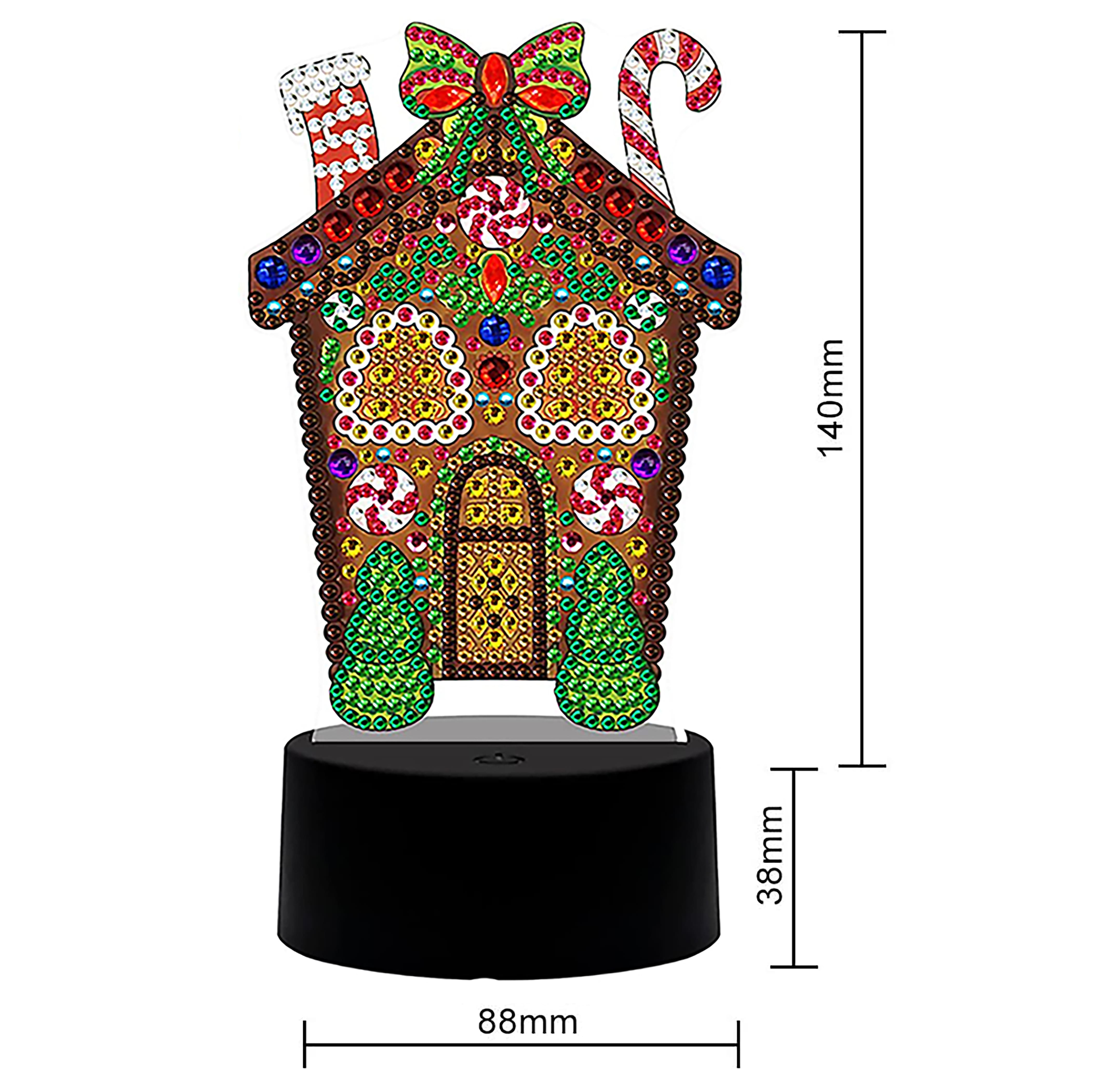 Sparkly Selections Gingerbread House Lamp Diamond Art Kit