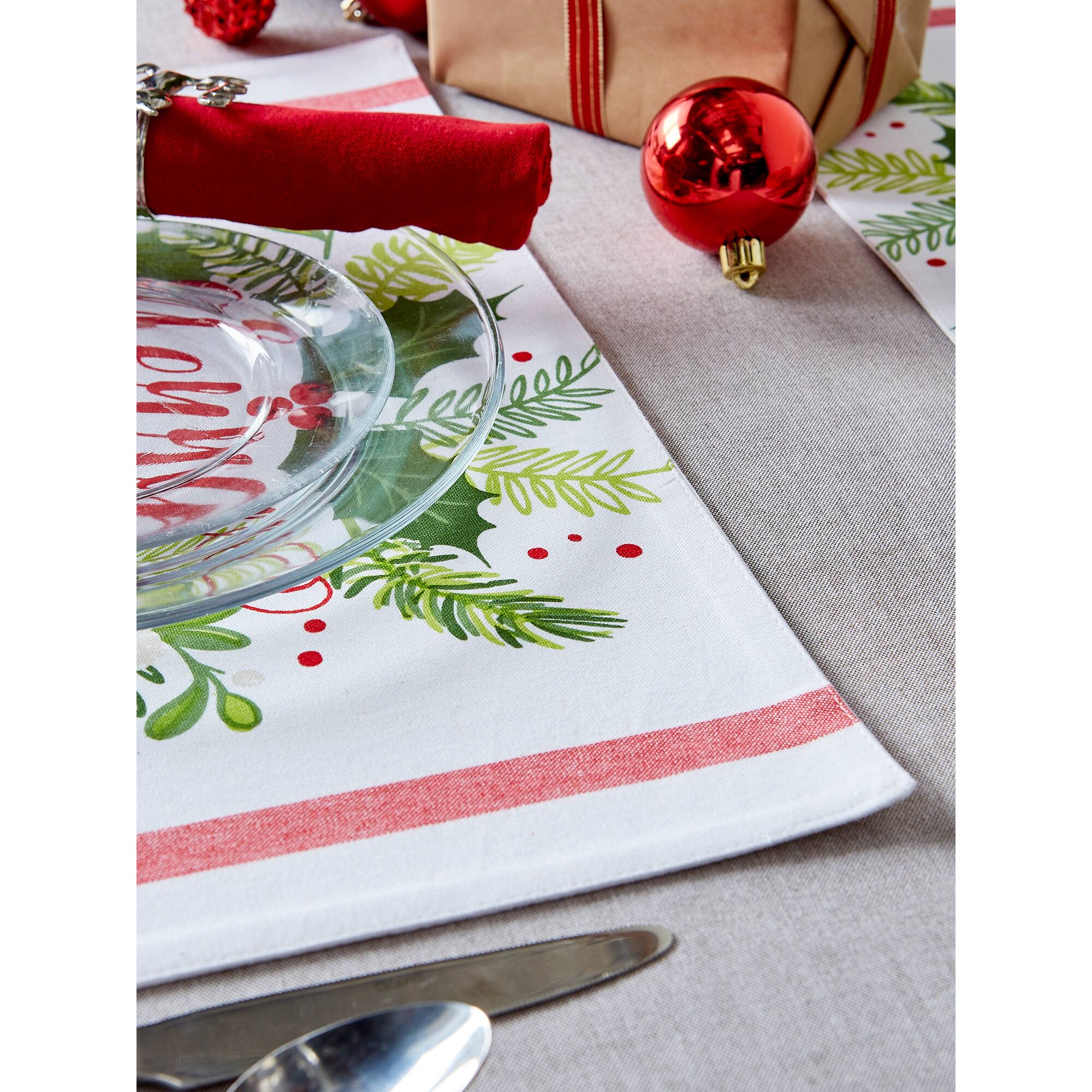 DII® Merry Christmas Print Placemats, 6ct.