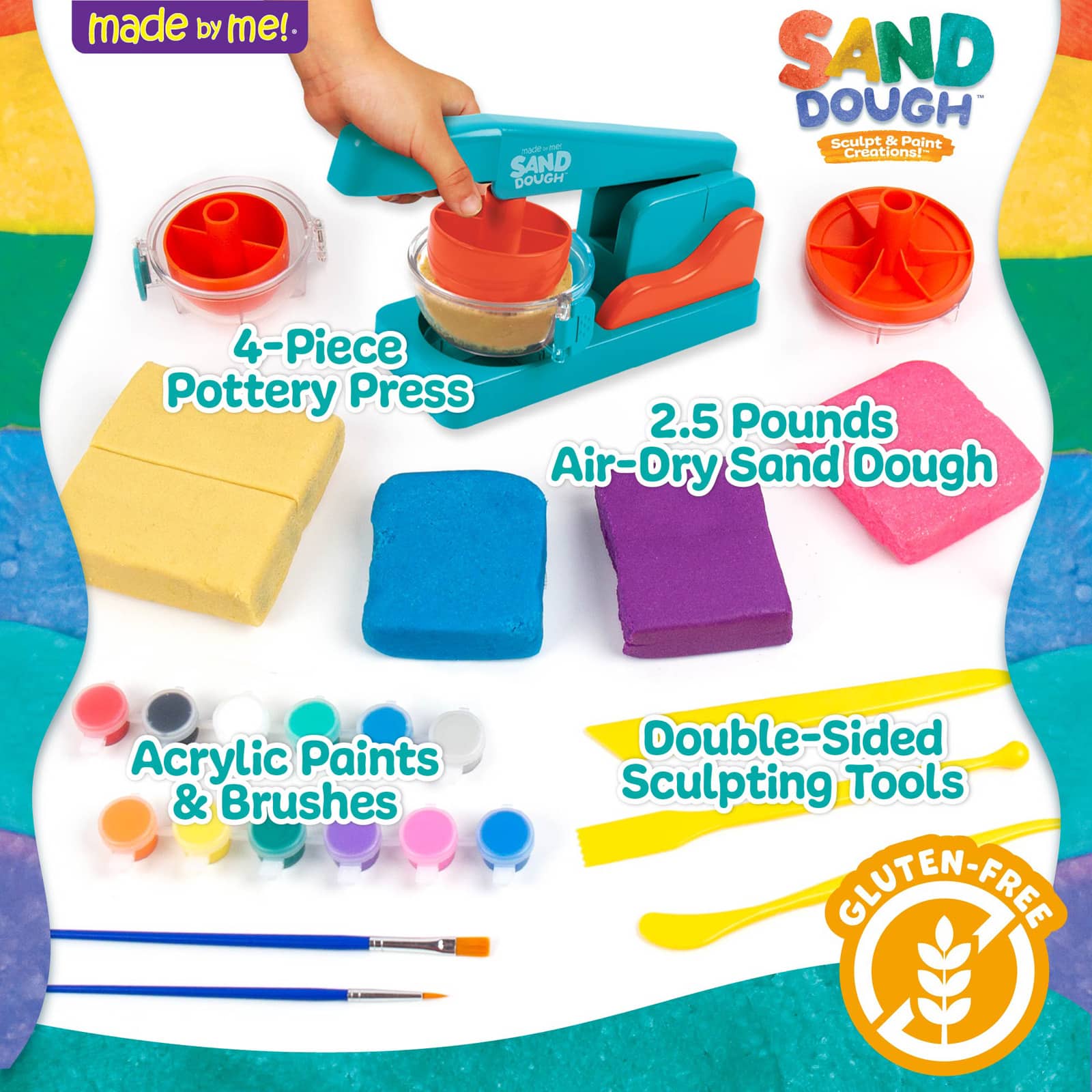 Made By Me!® Sand Dough Pottery Press