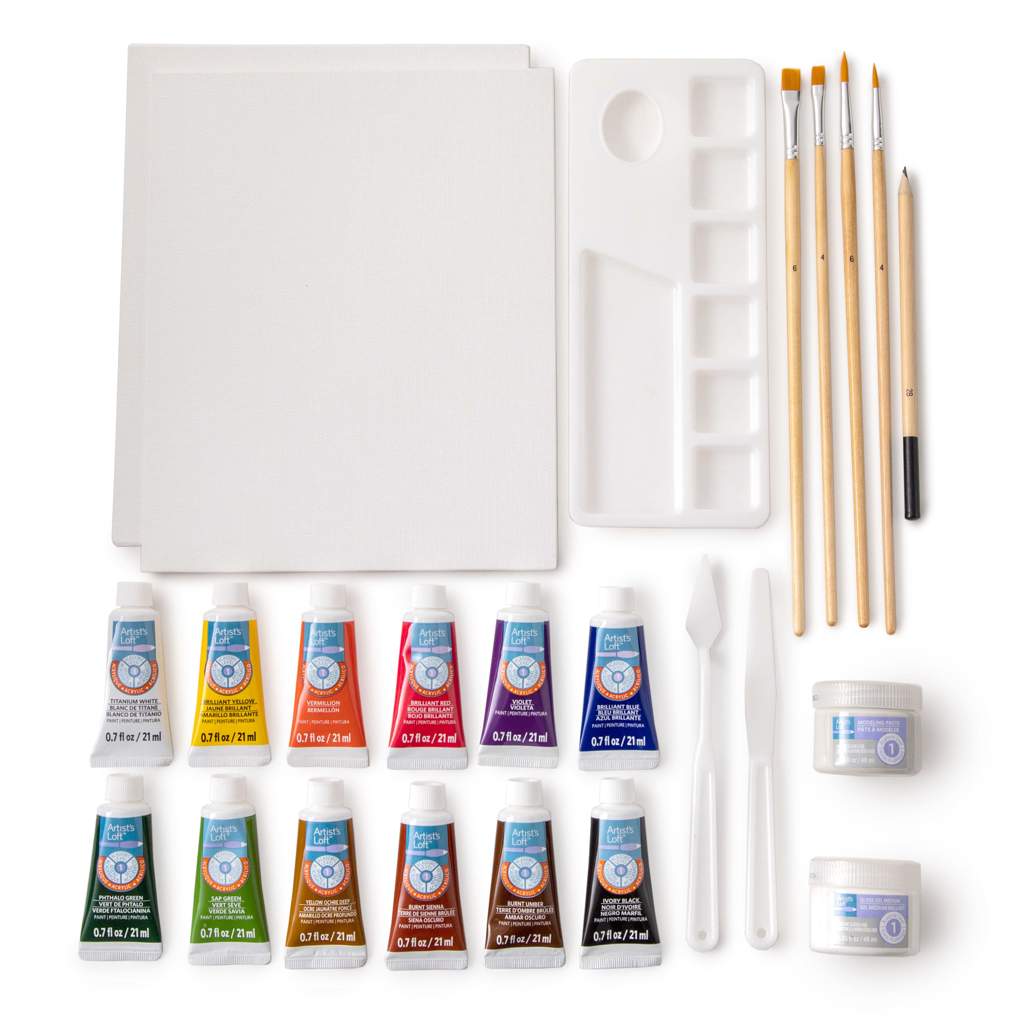 8 Pack: Level 1 Complete Acrylic Painting Set by Artist&#x27;s Loft&#x2122;