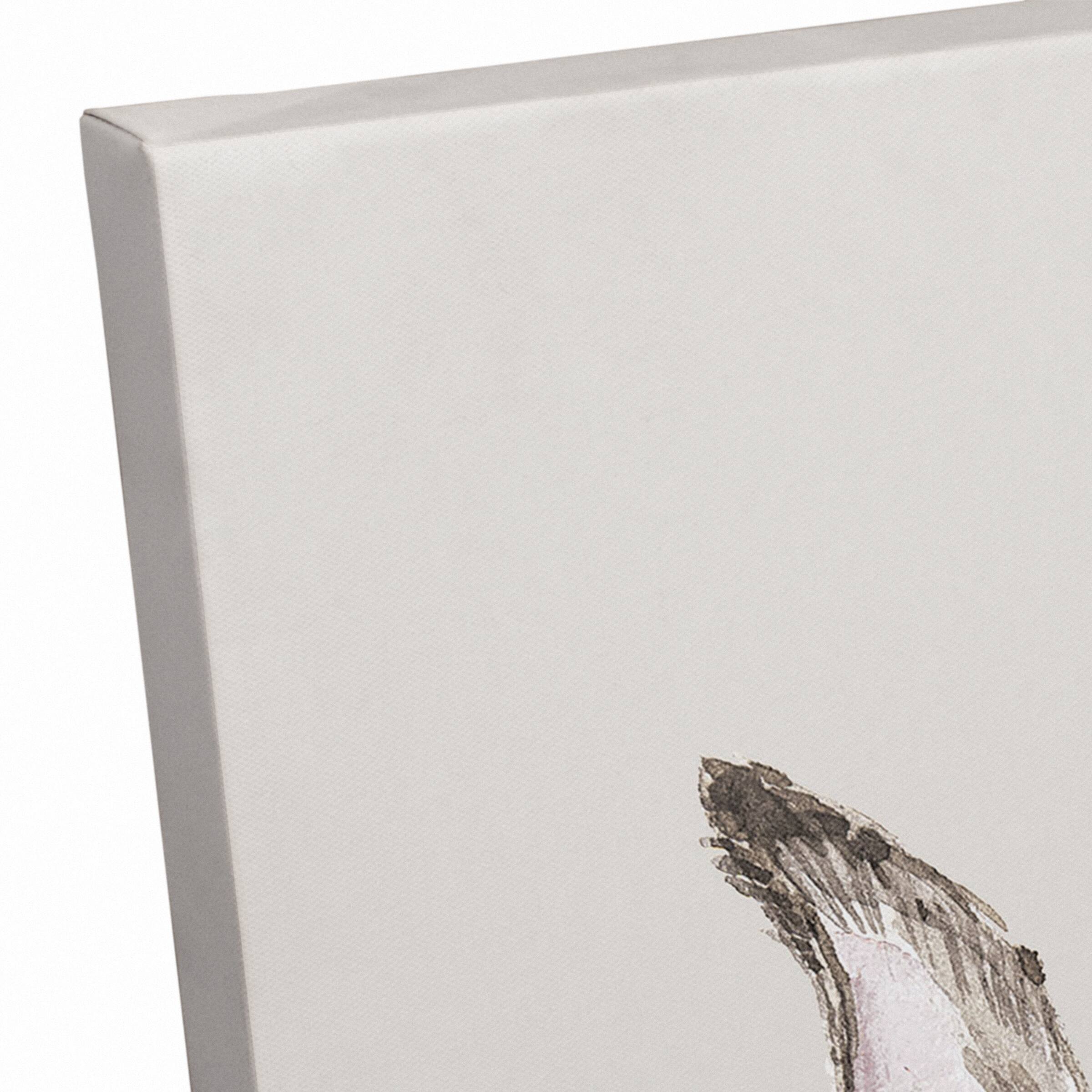 Sweet Floral Donkey 16" x 20" Canvas Wall Art