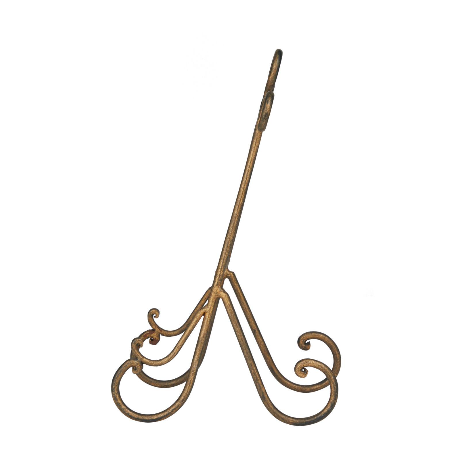 16&#x22; Gold Metal Traditional Easel