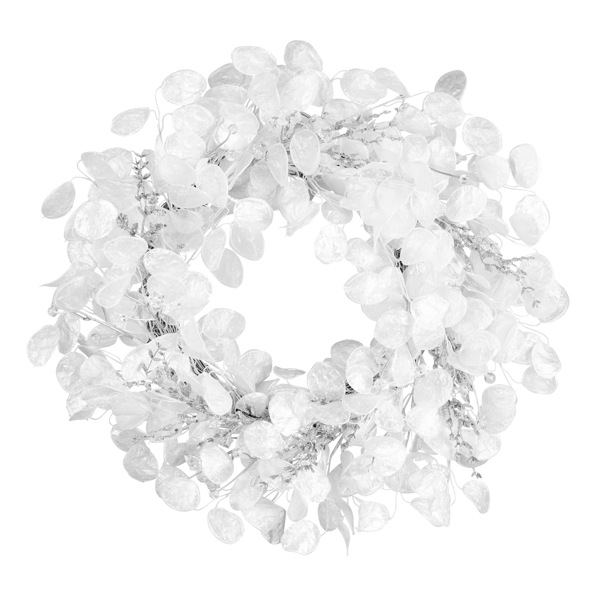 24&#x22; Winter Frost White Wreath