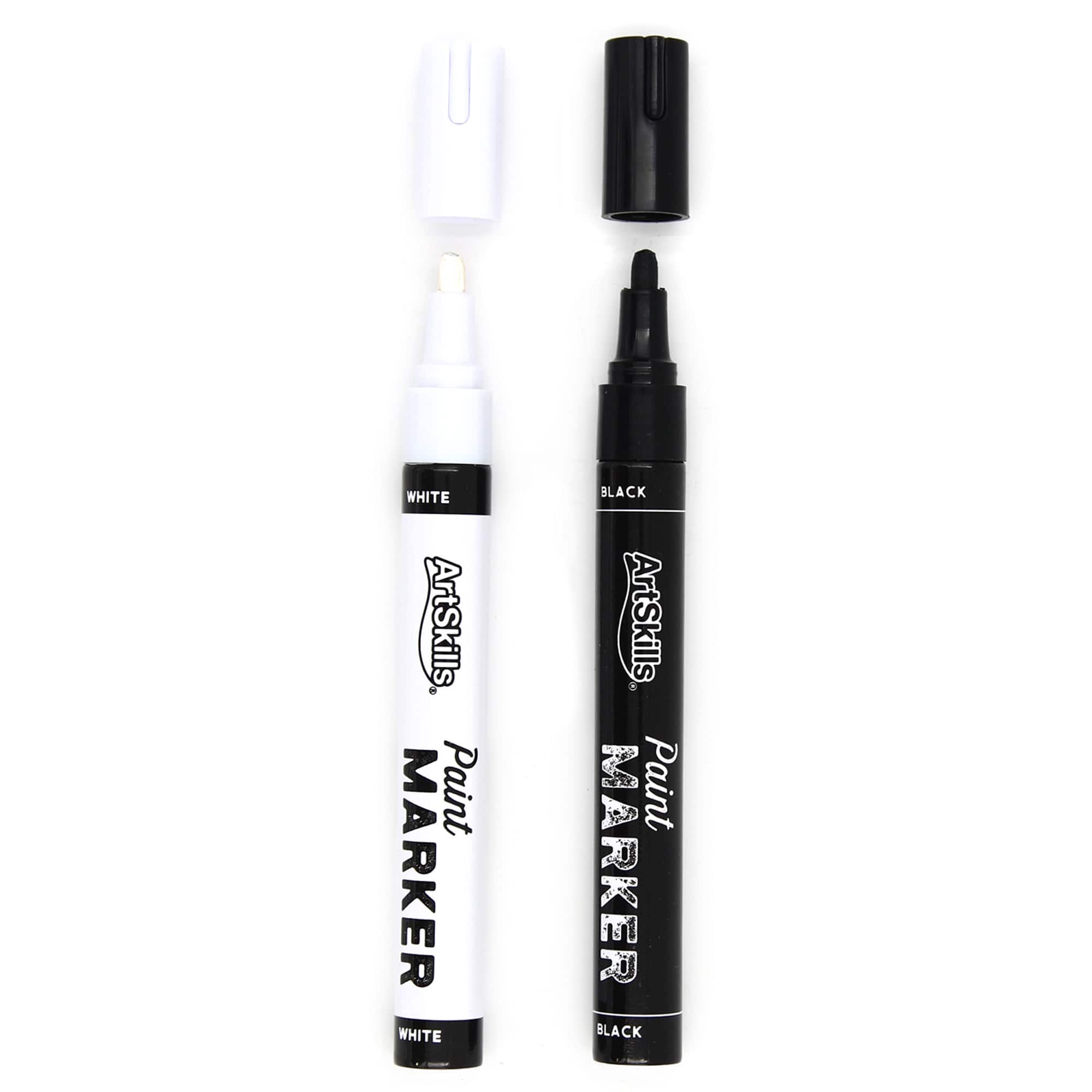 ArtSkills® Black & White Oil Based Paint Markers