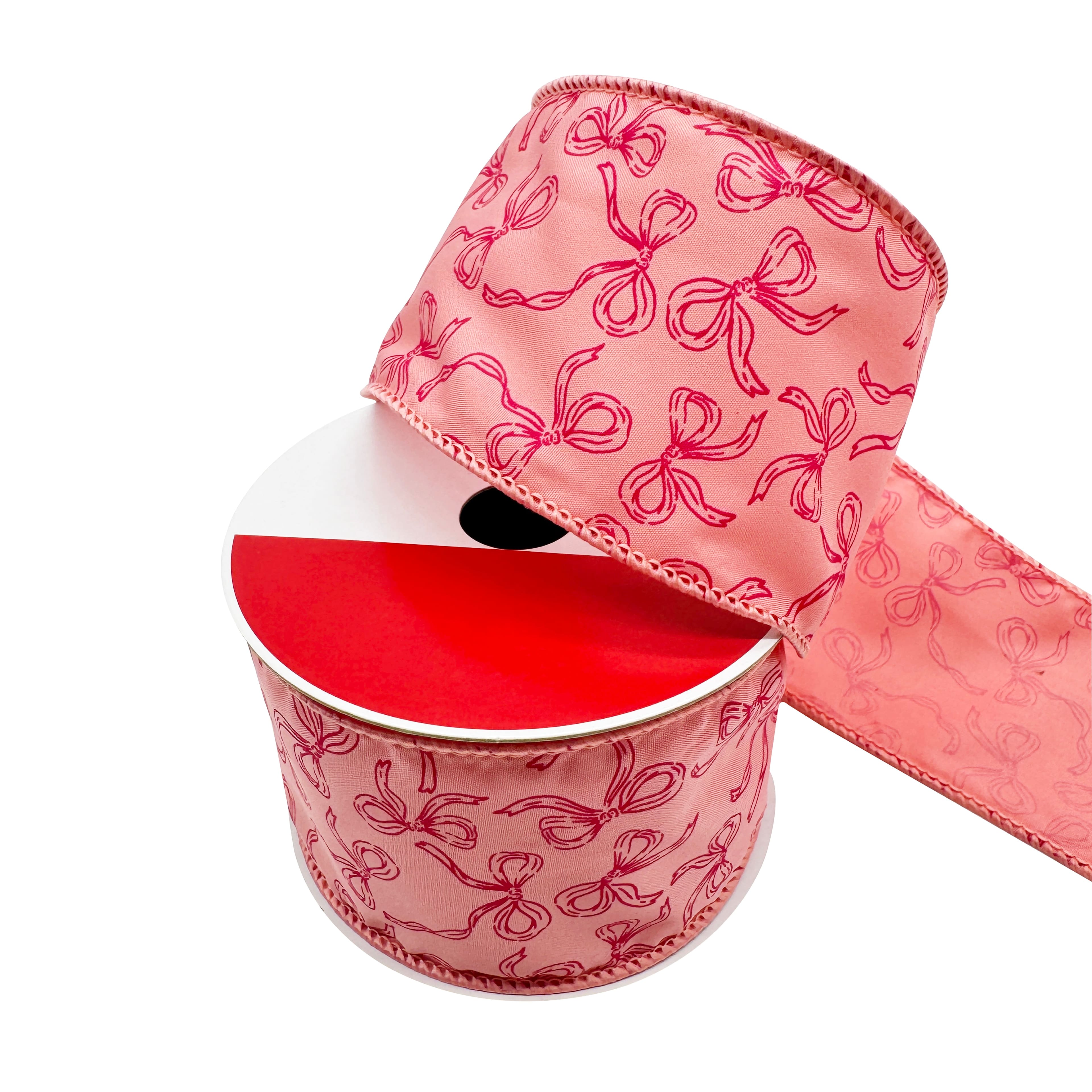 2.5&#x22; x 20ft. Holly Jolly Bows Wired Ribbon by Celebrate It&#xAE;