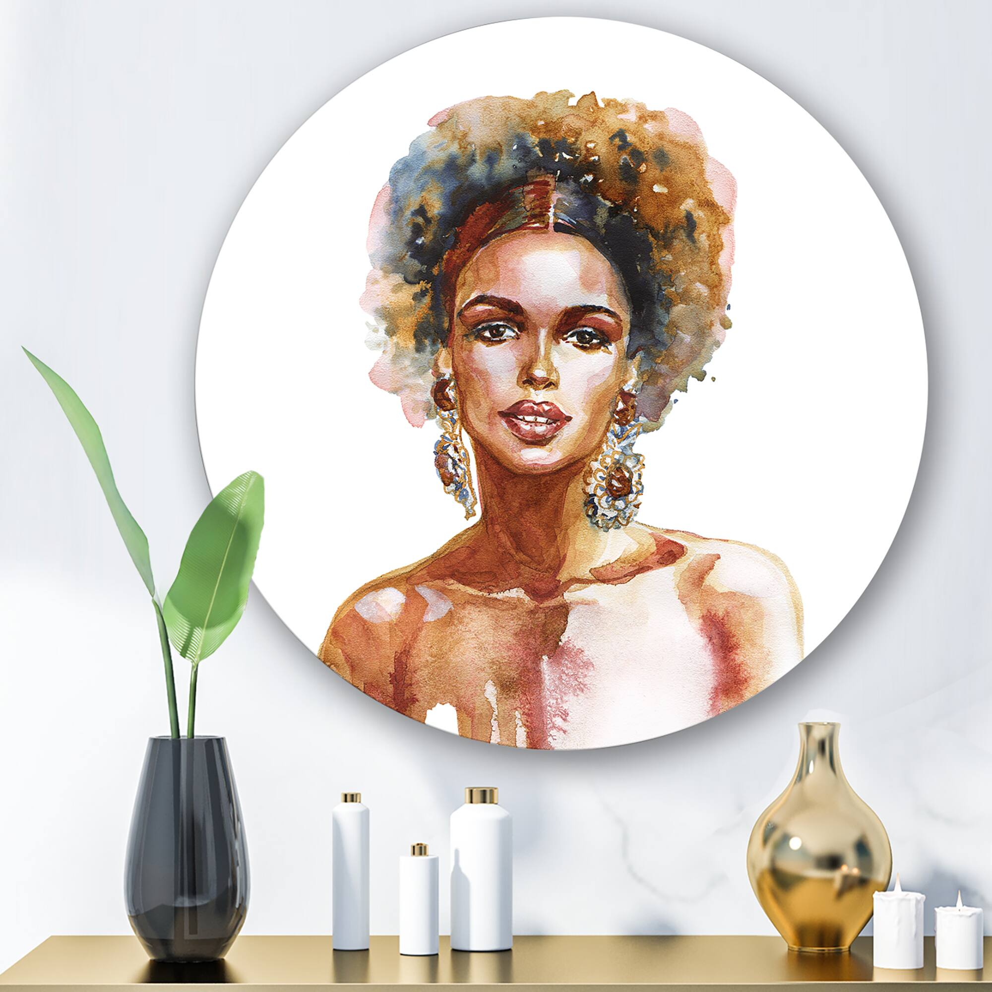 Designart - Portrait of African American Woman V