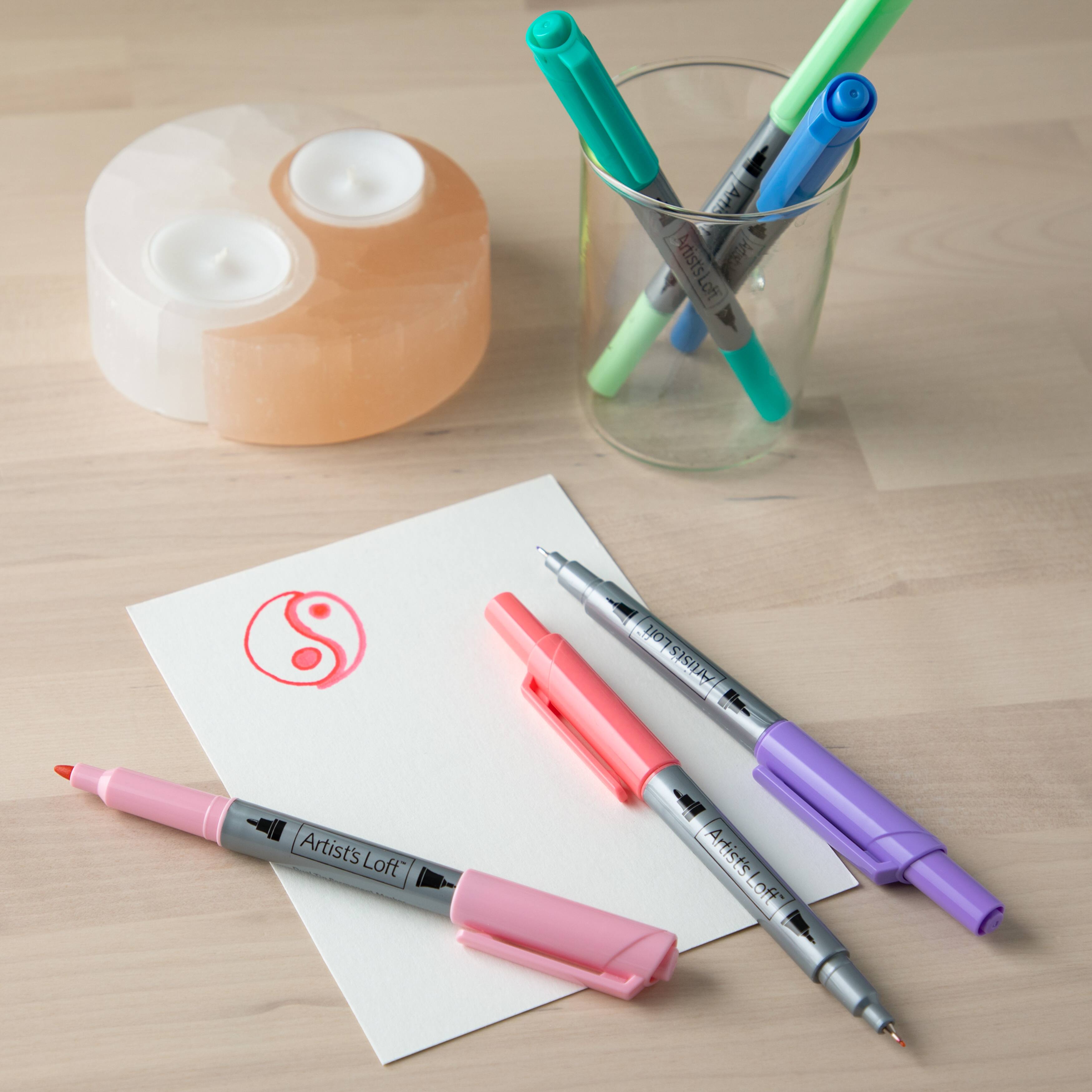 12 Packs 6 ct. (72 total) Dual Tip Permanent Fashion Markers by Artist