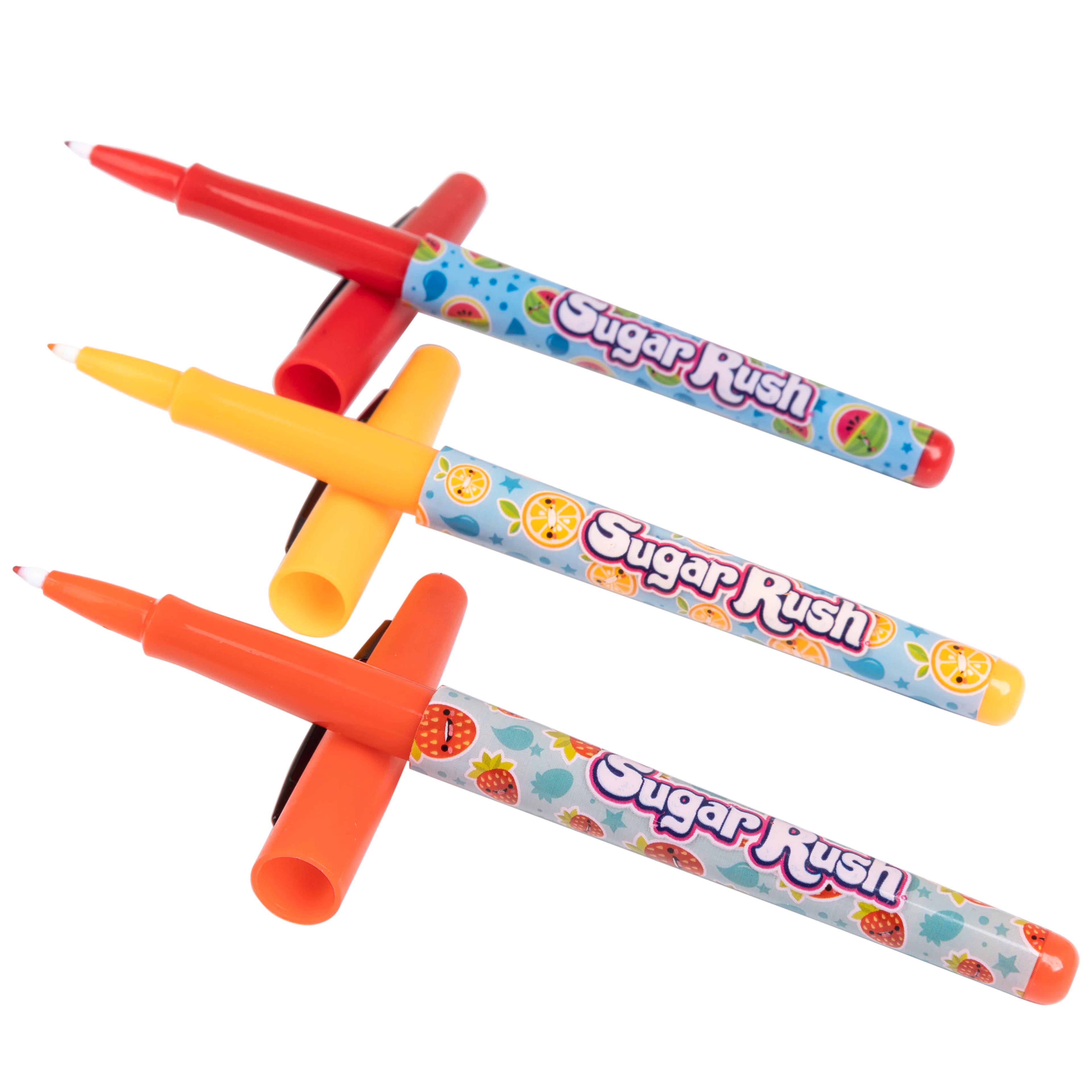 Sugar Rush Felt Tip Pens for Kids - Candy Scented Colored Pens - Fine Point  Pens - Teacher Supplies - For Ages 3 and Up - 24 Count