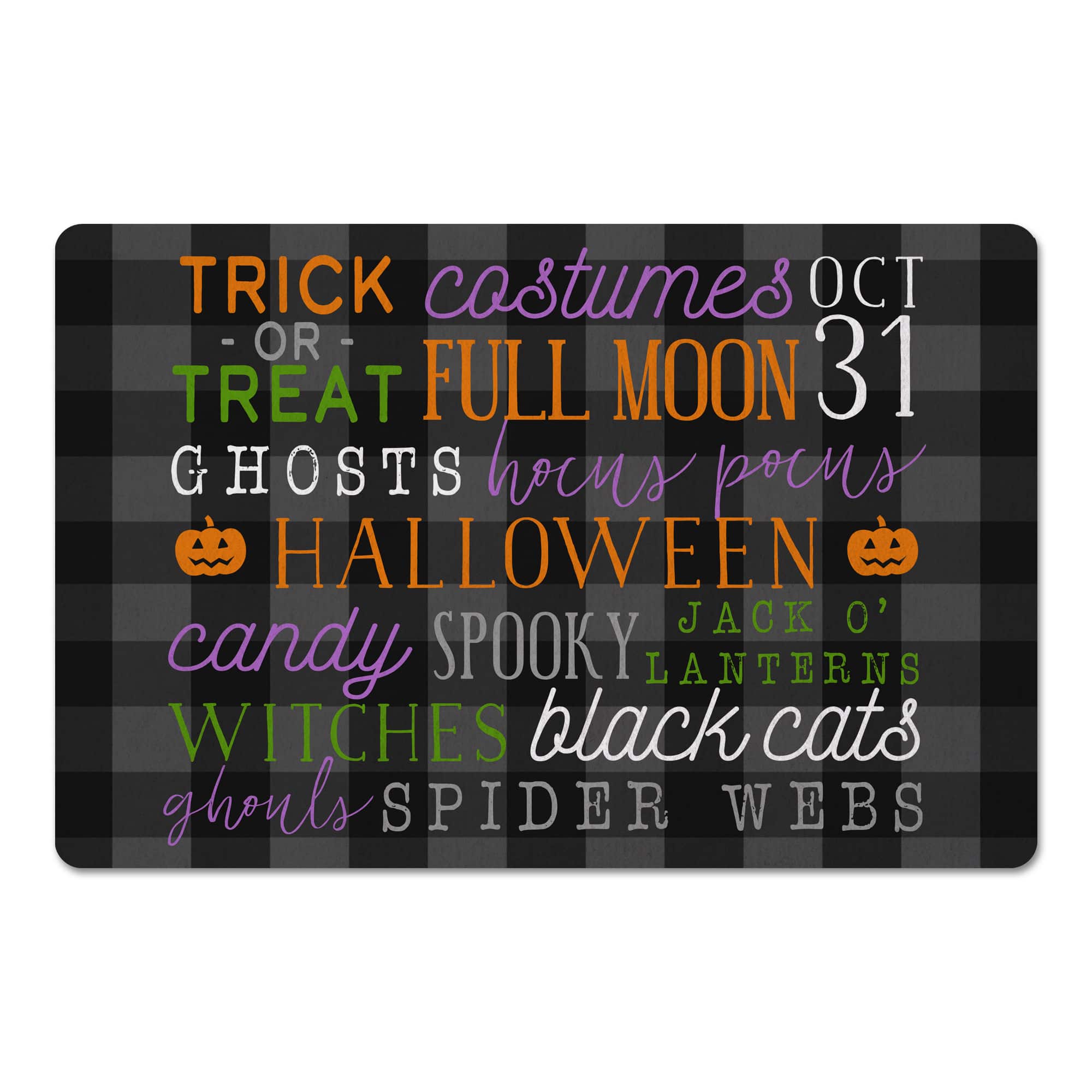 Halloween Things Floor Mat