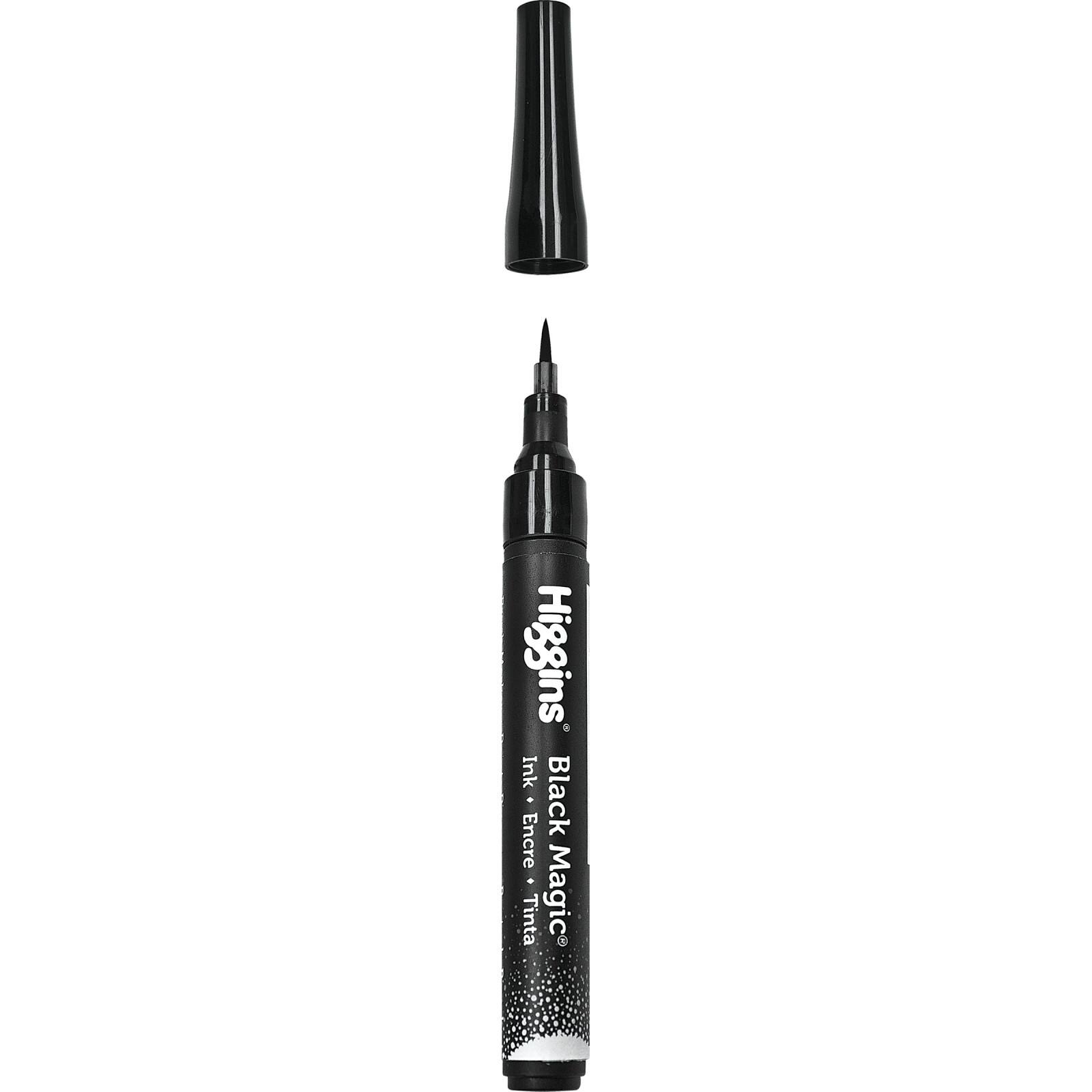 Higgins&#xAE; Black Magic&#xAE; Brush Tip Ink Pump Marker, 1mm