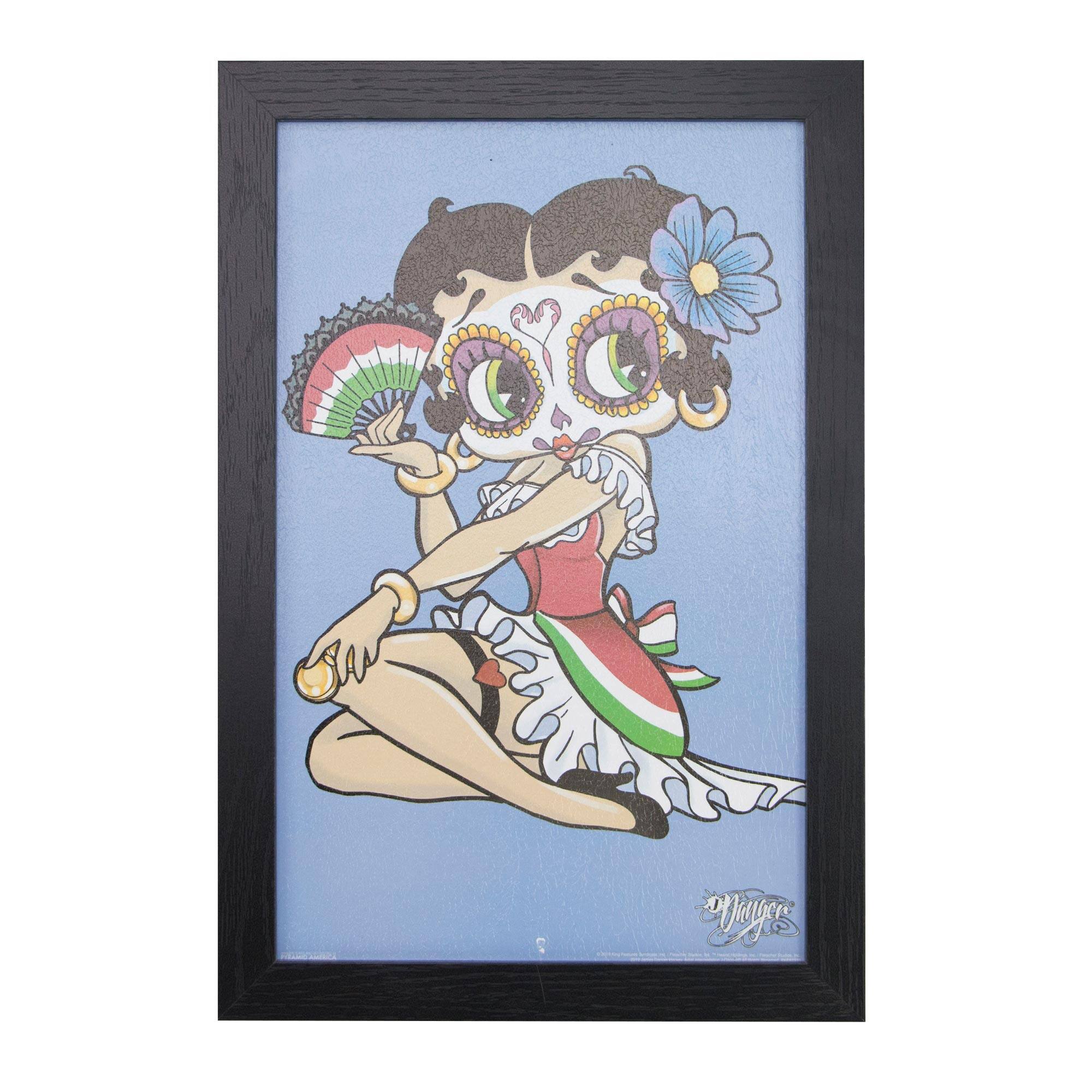 Betty Boop&#x2122; Sugar Skull Framed Wall Art