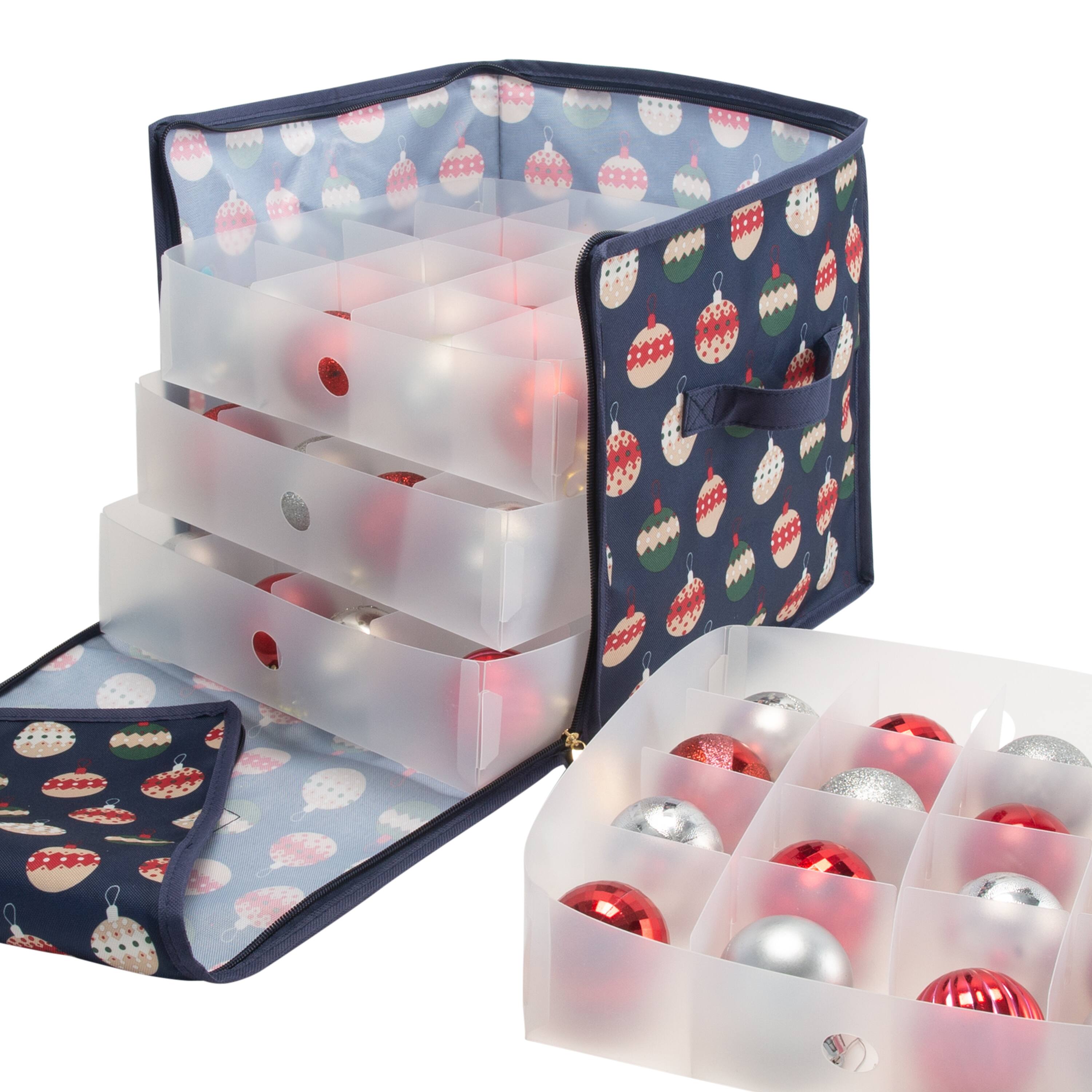 Laura Ashley 64ct. Stackable Christmas Ornament Storage Box