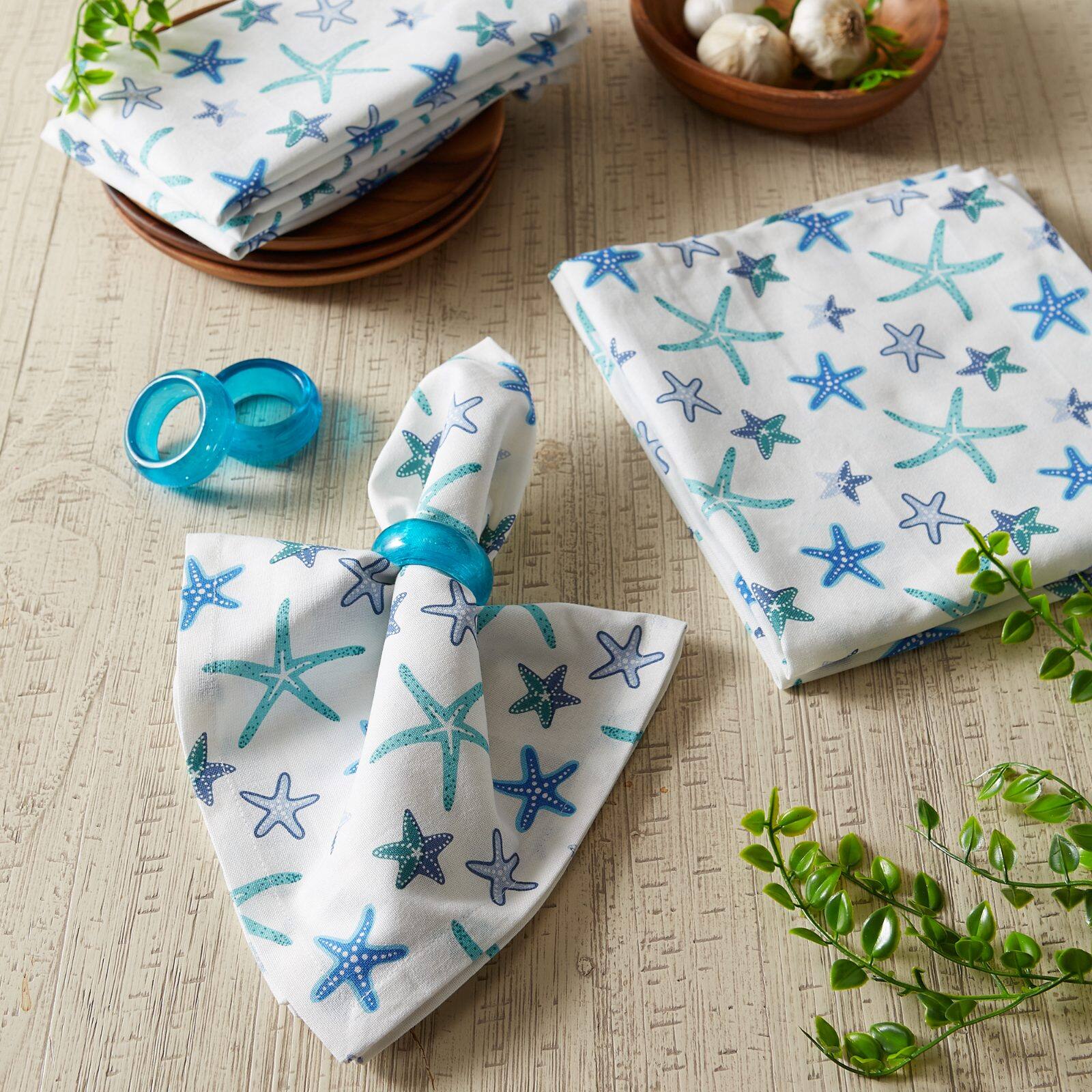 DII&#xAE; Starfish Cloth Dinner Napkins, 6ct.