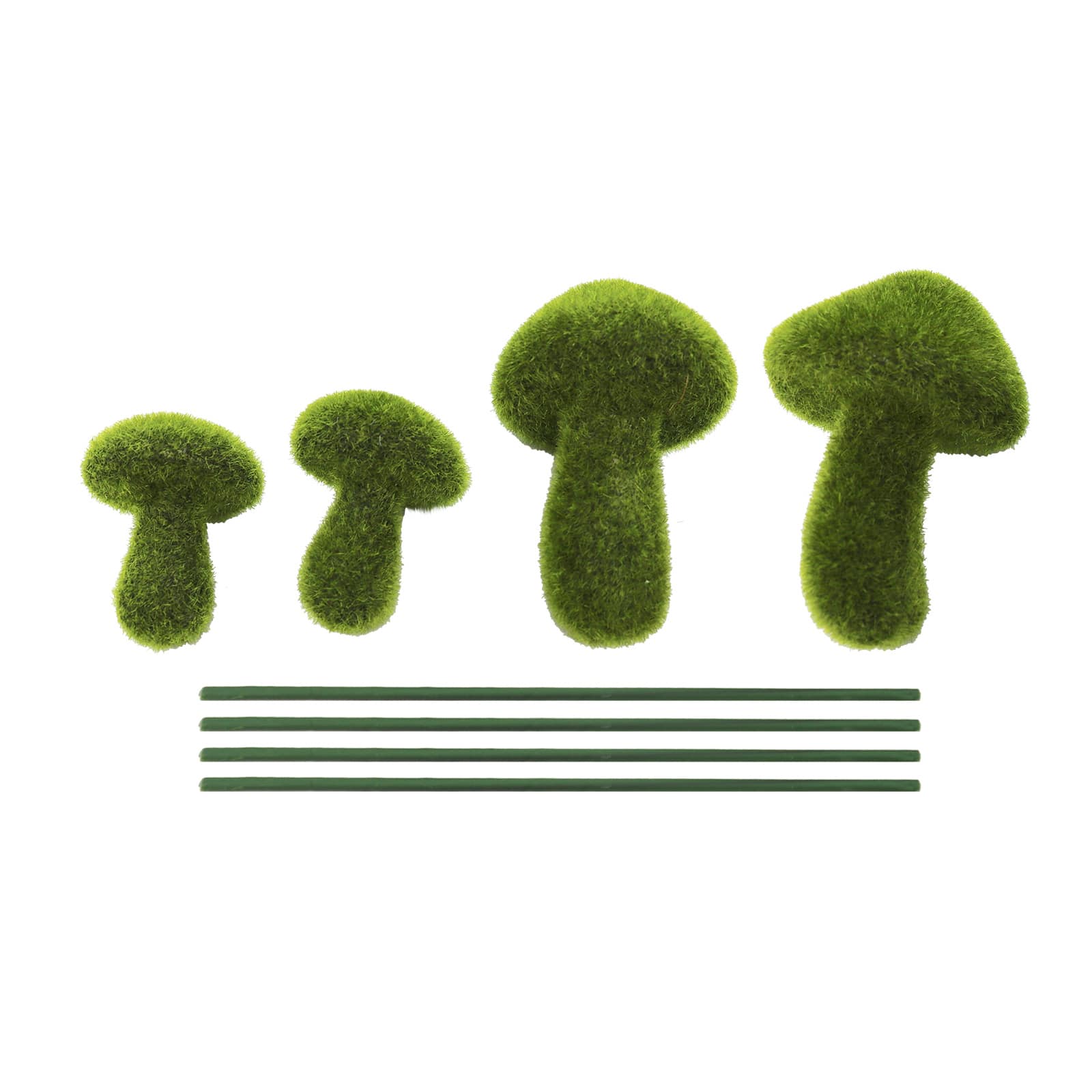 Decorative Moss Mushrooms, 4ct. by Ashland&#xAE;