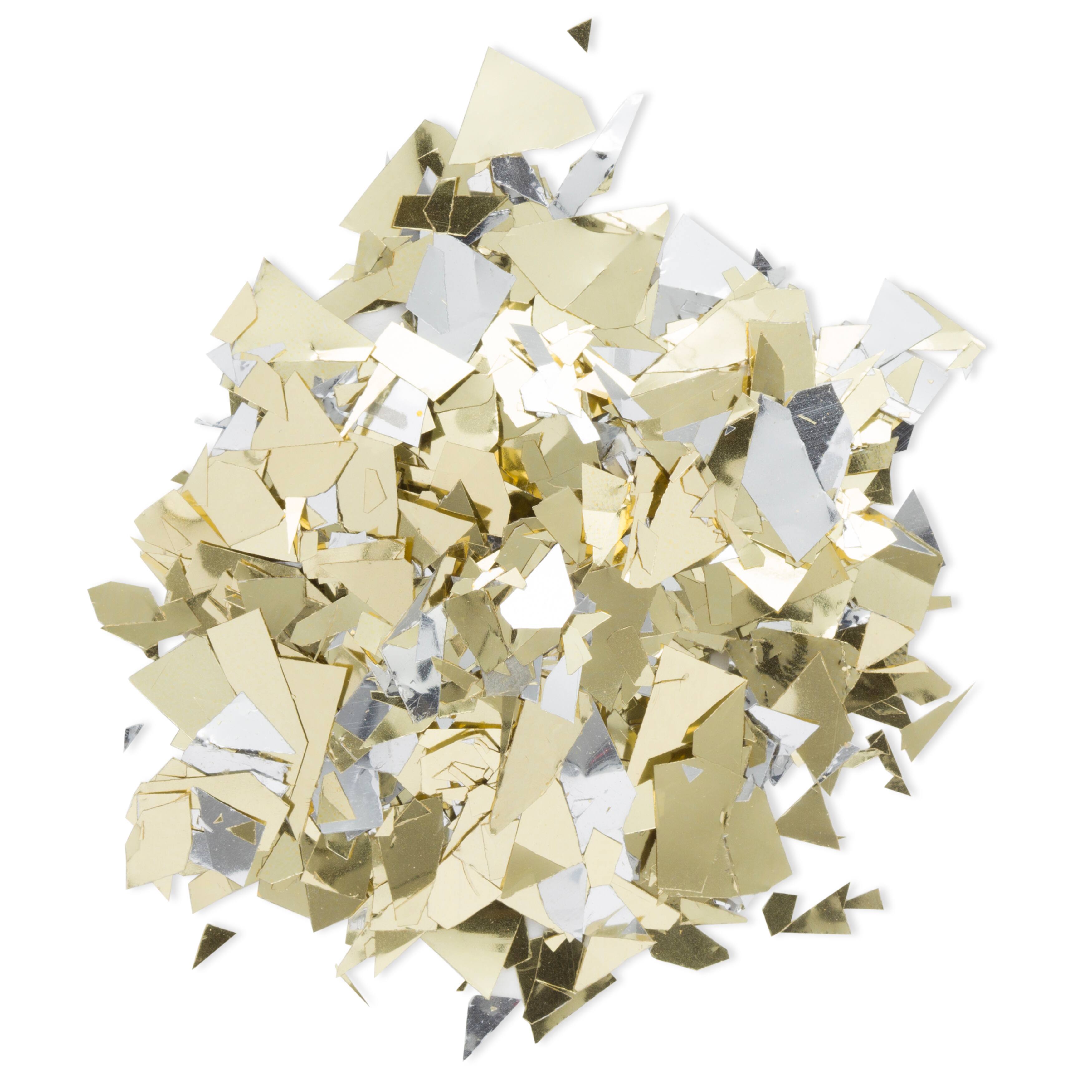 24 Pack: Gold &#x26; Silver Confetti Glitter by Creatology&#x2122;