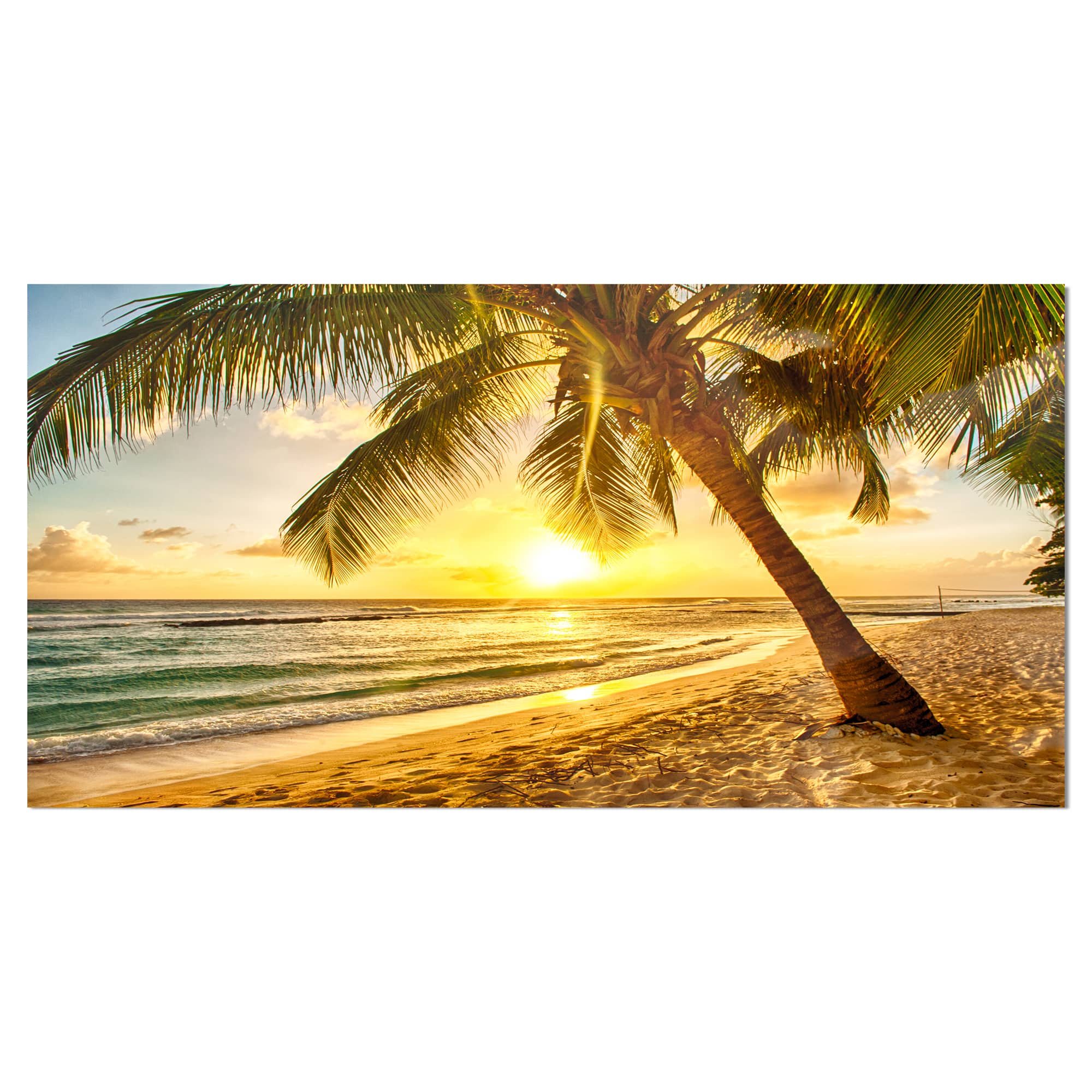 Designart - Tropical Island - Sea & Shore Photographic on wrapped Canvas