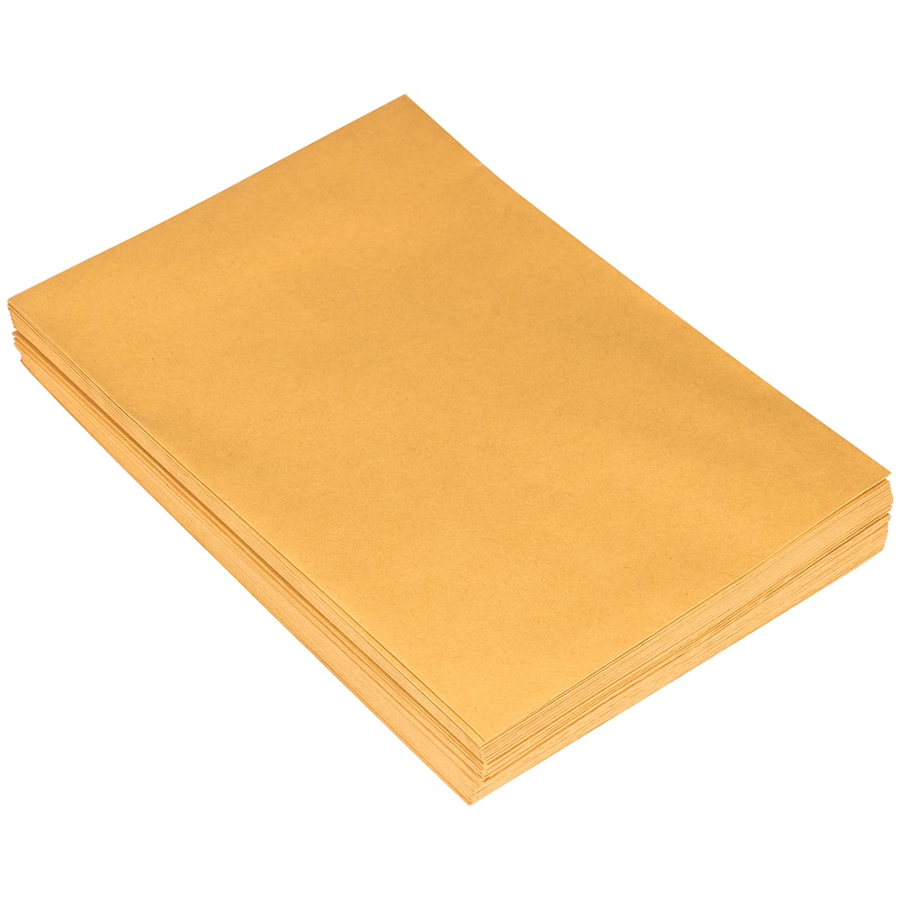 JAM Paper 7.5" x 10.5" Brown Kraft Manila Open End Catalog Envelopes