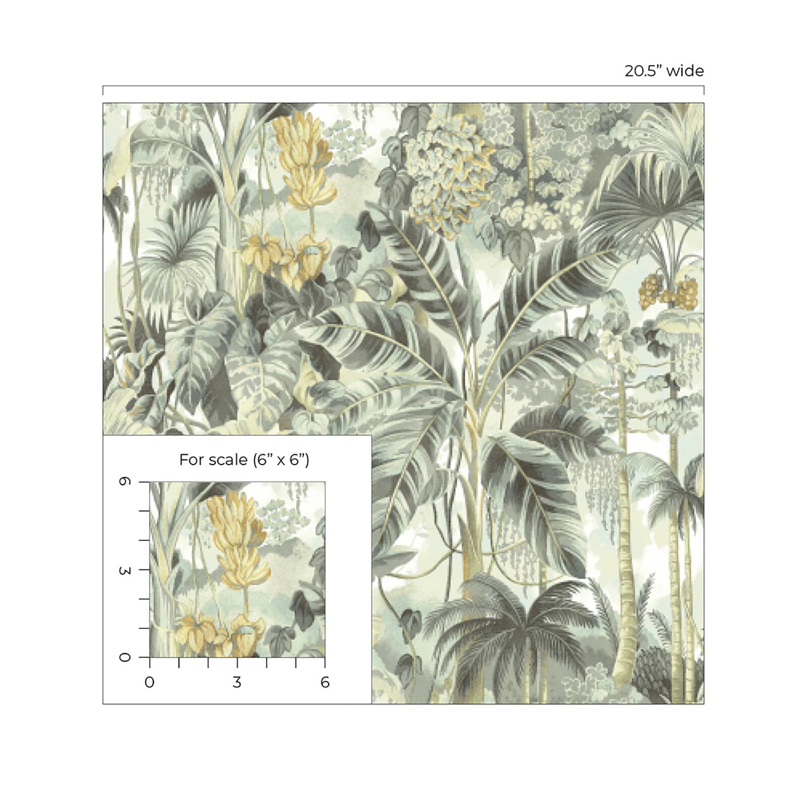 Tommy Bahama Nature Lover Peel &#x26; Stick Wallpaper