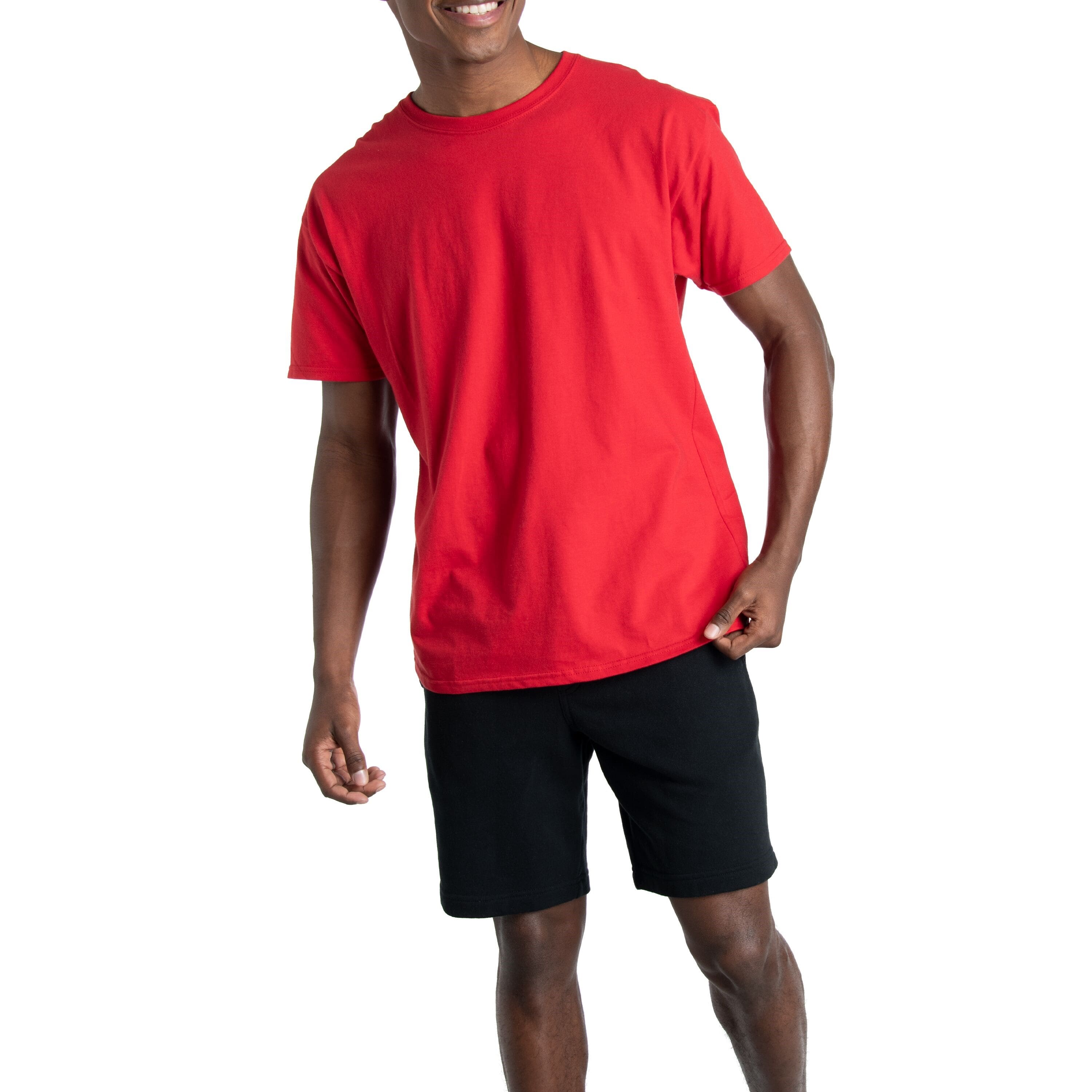 Fruit of the Loom EverSoft Mens Short Sleeve Crew T-Shirt 2 Pack