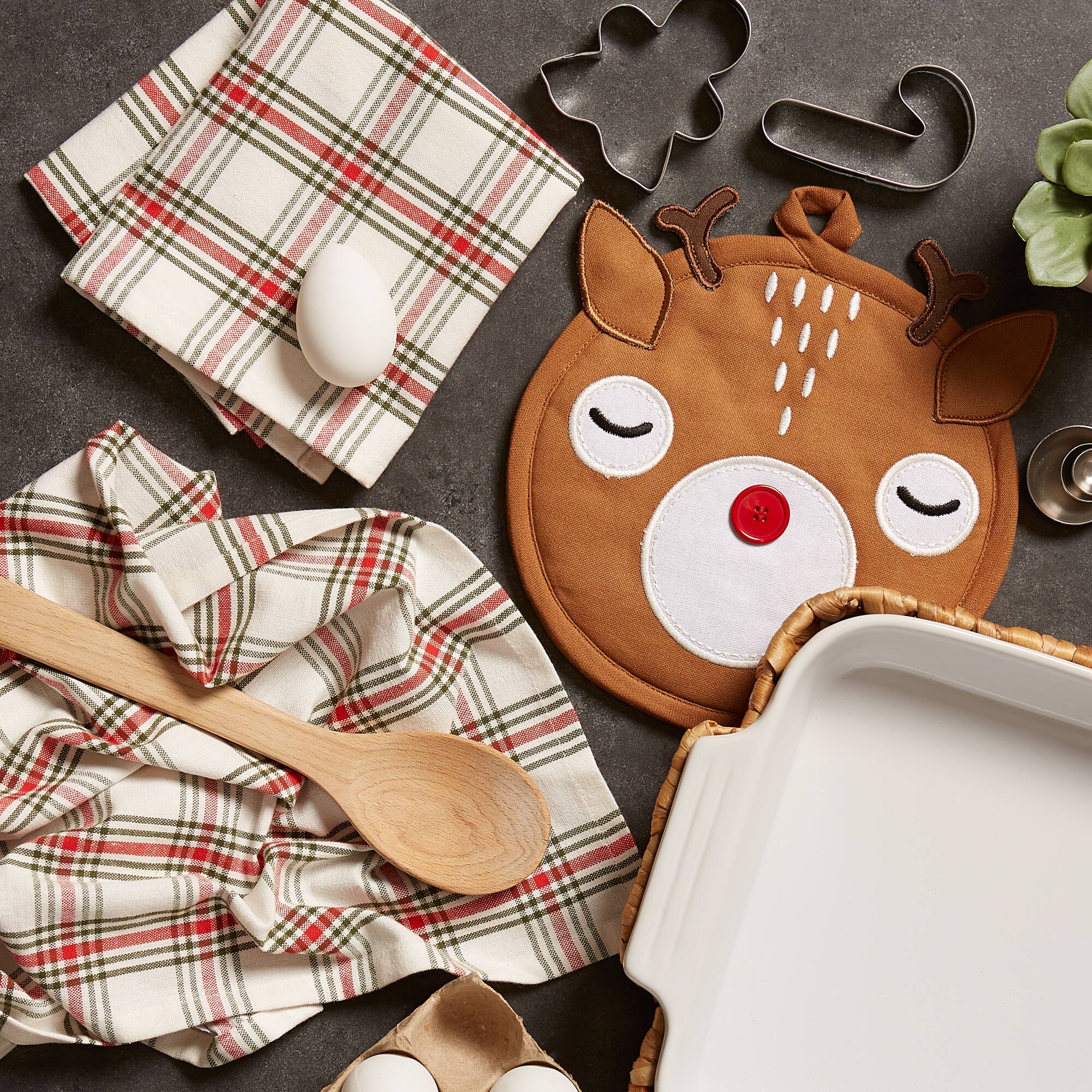 DII&#xAE; Rudy Reindeer Potholder Gift Set