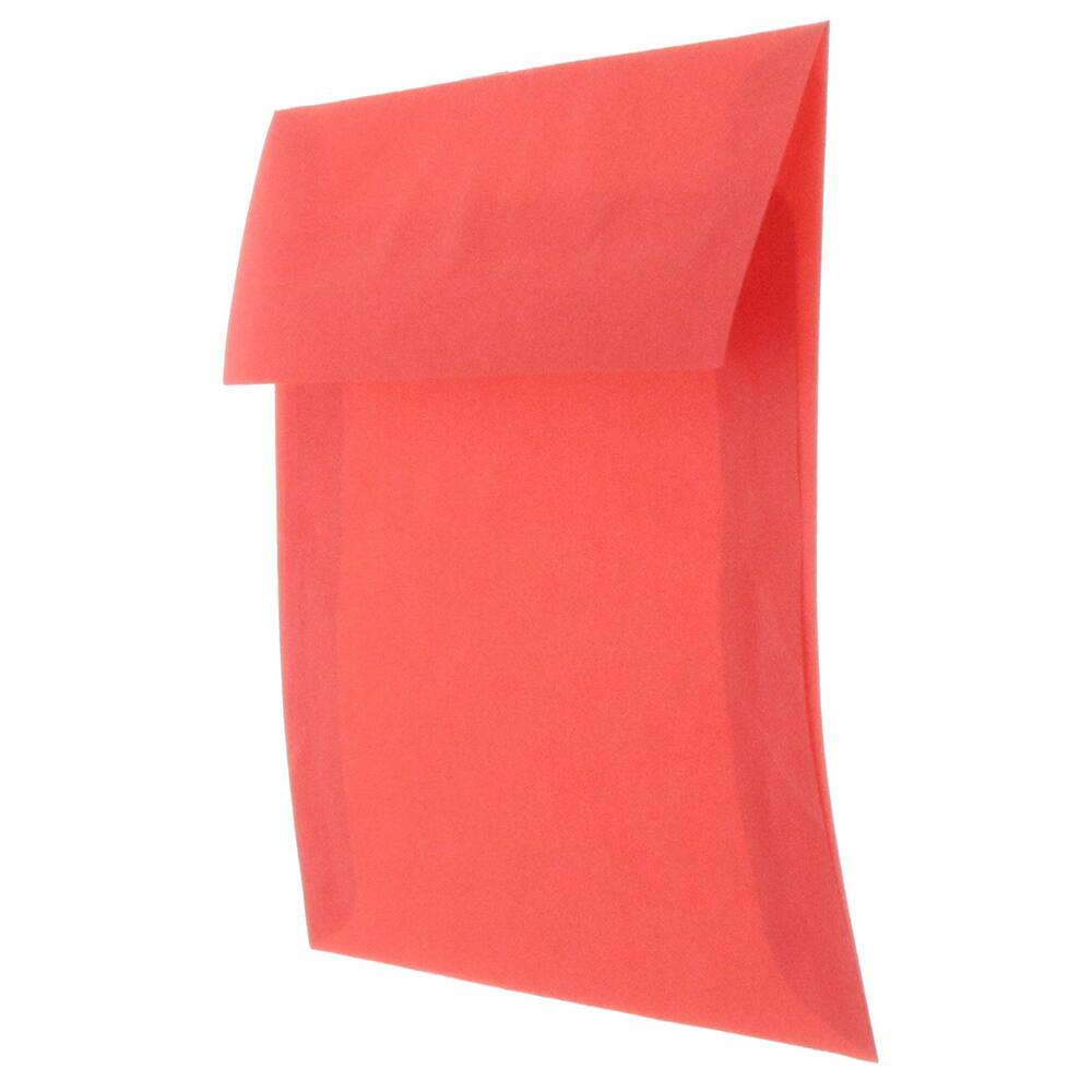 JAM Paper 6.5&#x22; x 6.5&#x22; Square Translucent Vellum Envelopes, 25ct.