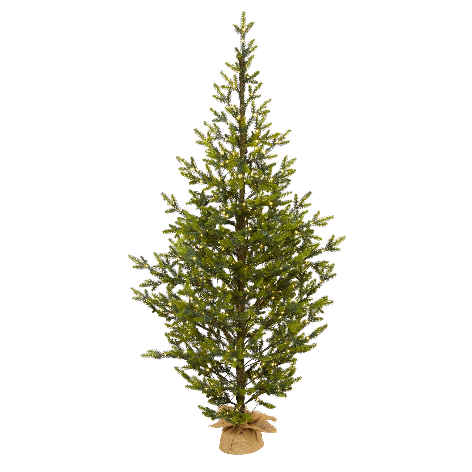 6ft. Pre-Lit Fraser Fir Artificial Christmas Tree, Clear LED Lights