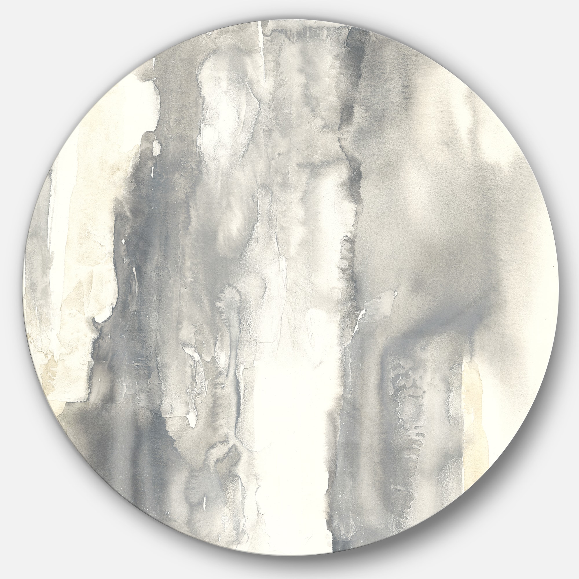 Designart - Gold Glamour Direction I - Geometric Metal Circle Wall Art