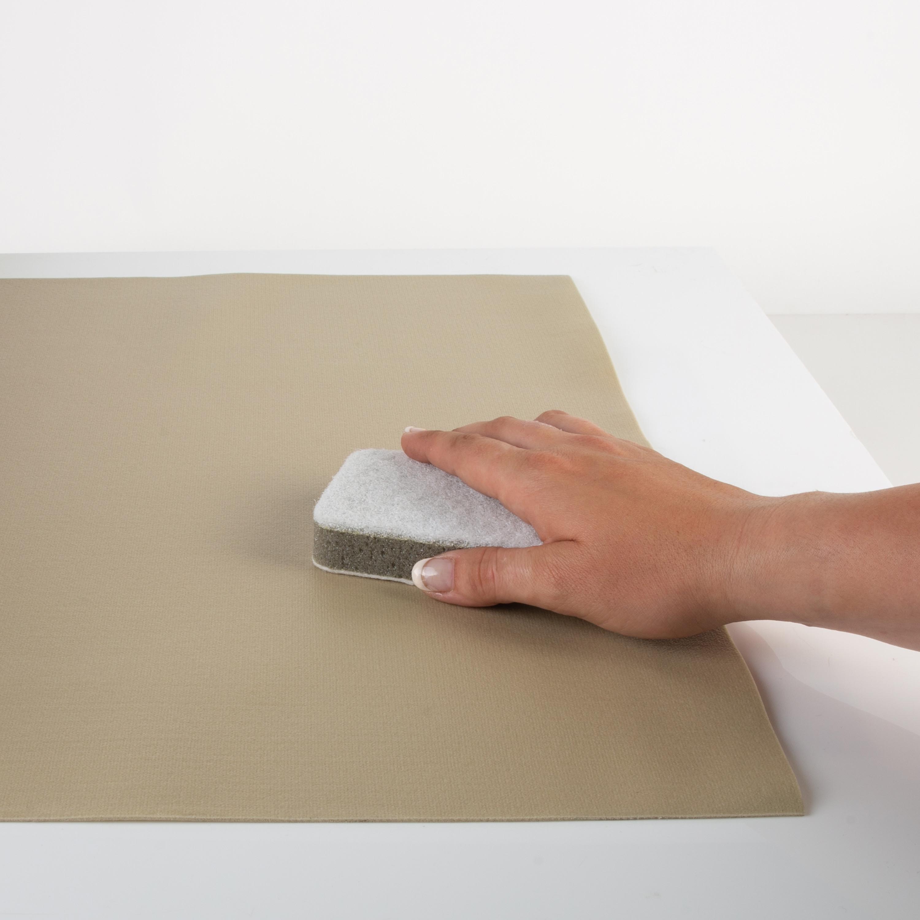 Simplify 12ft. Taupe Solid Foam Liner