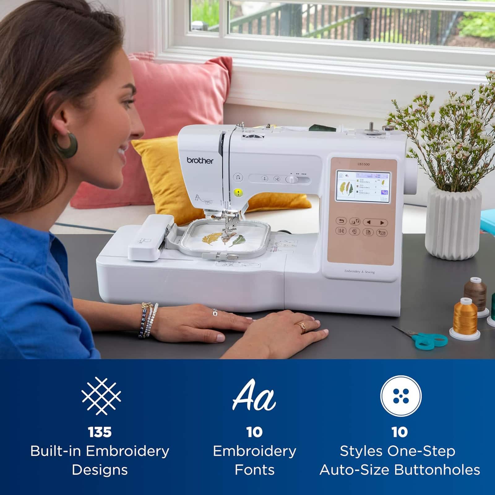 Brother LB5500 Computerized Sewing & Embroidery Machine